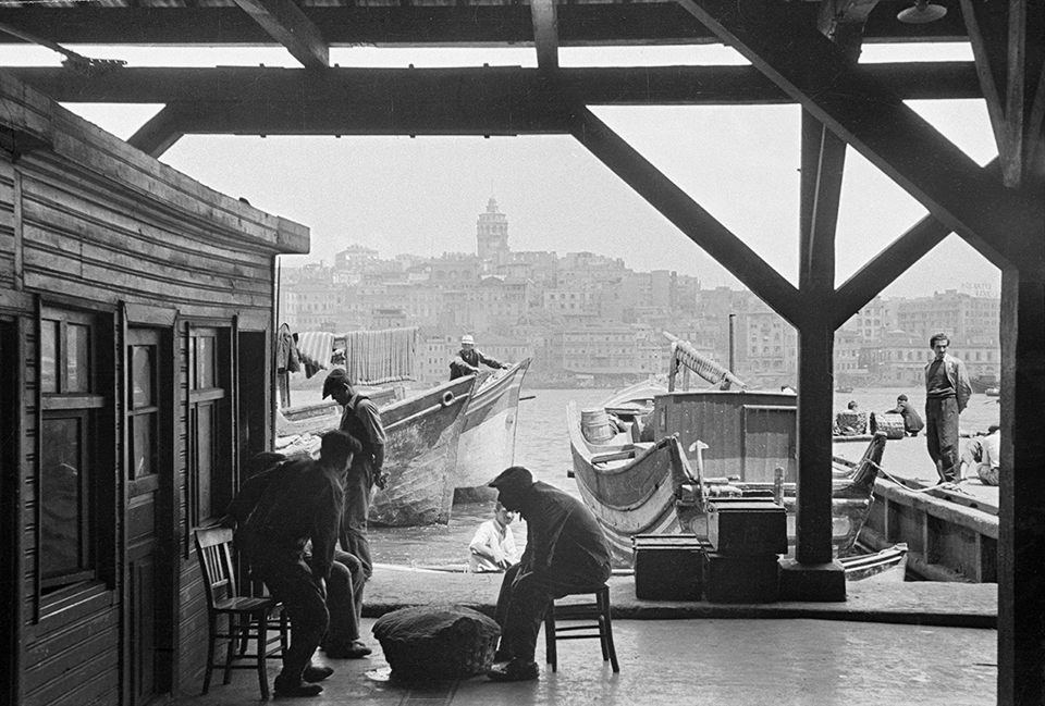 Haliç’te Balıkçılar — Othmar Pferschy (1955)