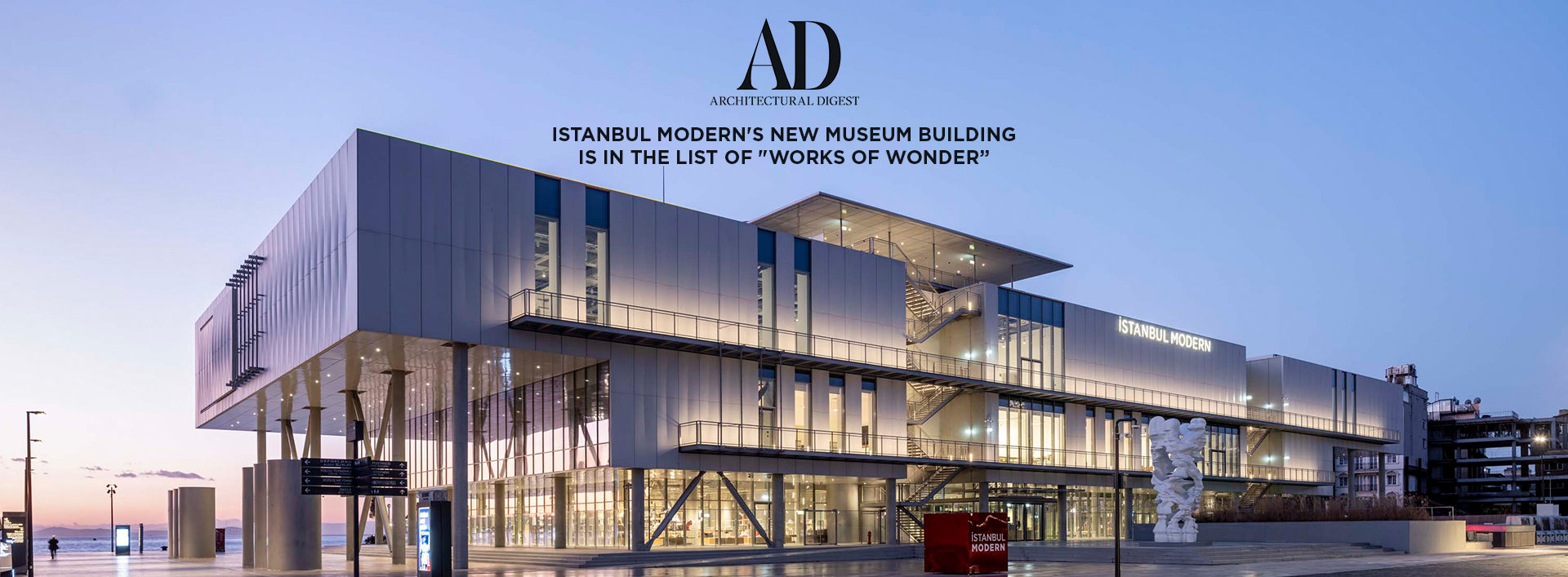 İstanbul Modern’in yeni binası “Harika Eserler” listesinde