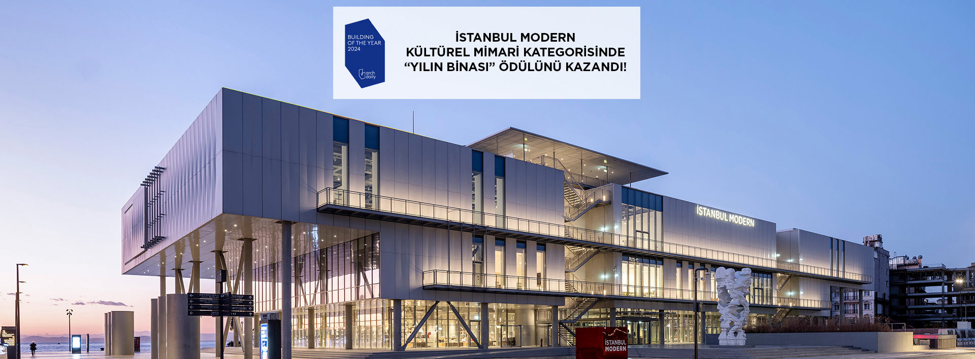 İstanbul Modern’in yeni müze binasına bir ödül daha…