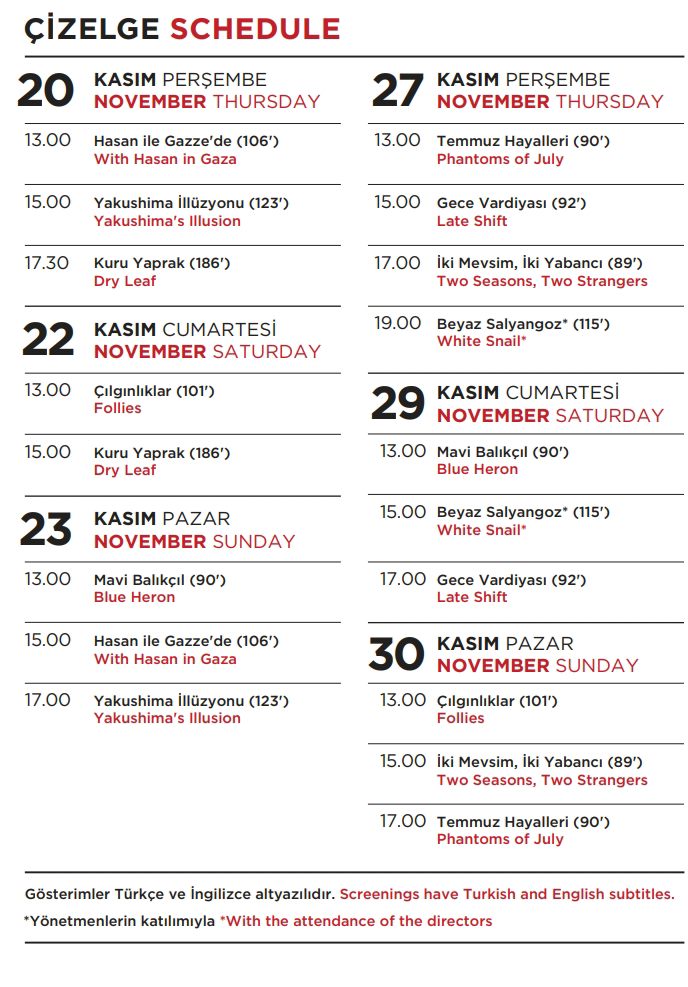 Locarno Film Festival in Istanbul