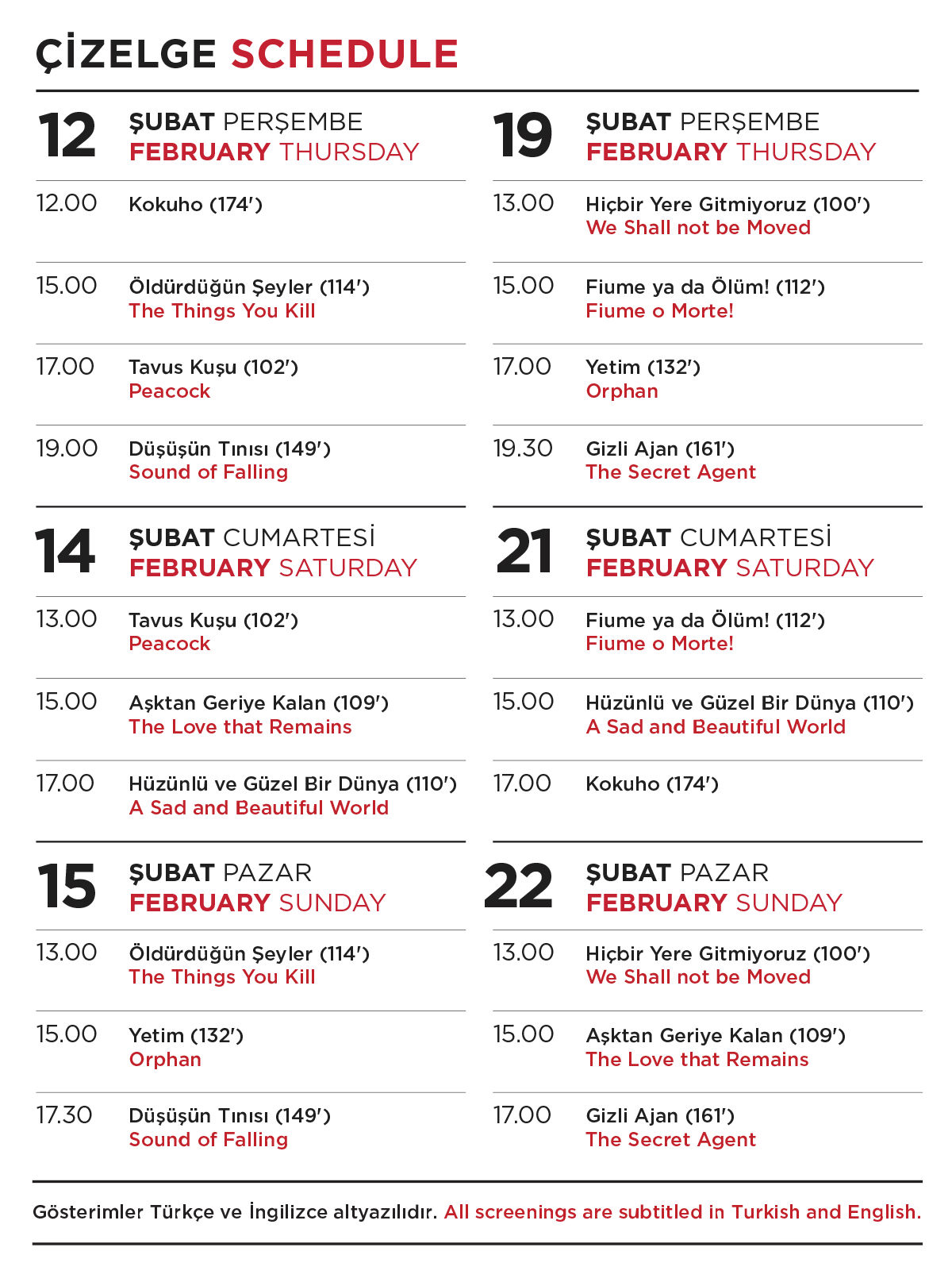 Oscar’ın Yabancıları