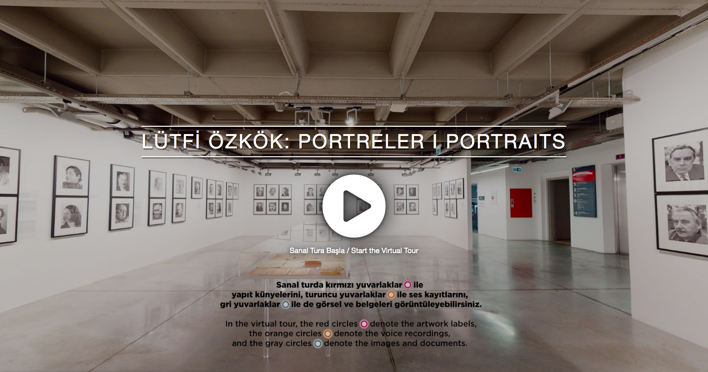 "Lütfi Özkök: Portreler" sergisini sanal turla keşfedin