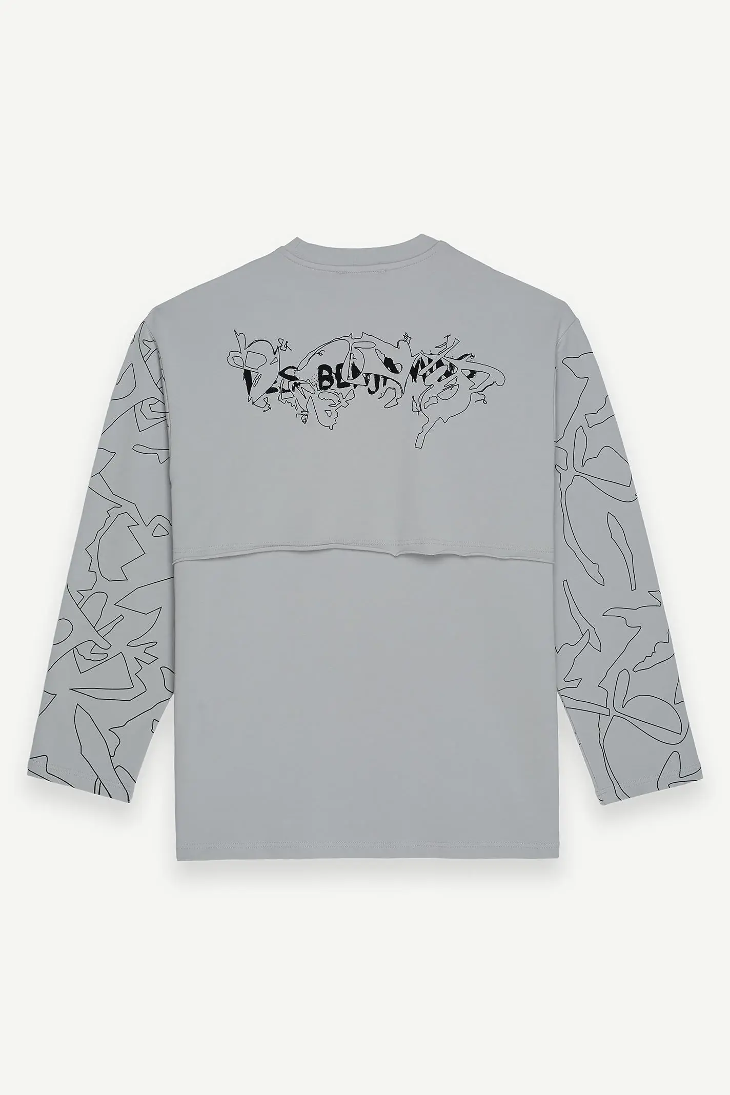 İstanbul Modern x Les Benjamins - Regular Fit Gray Sweatshirt - 501