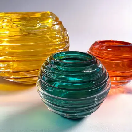 Fy-shan Büyük Sarmal Vazo - Gün Batımı