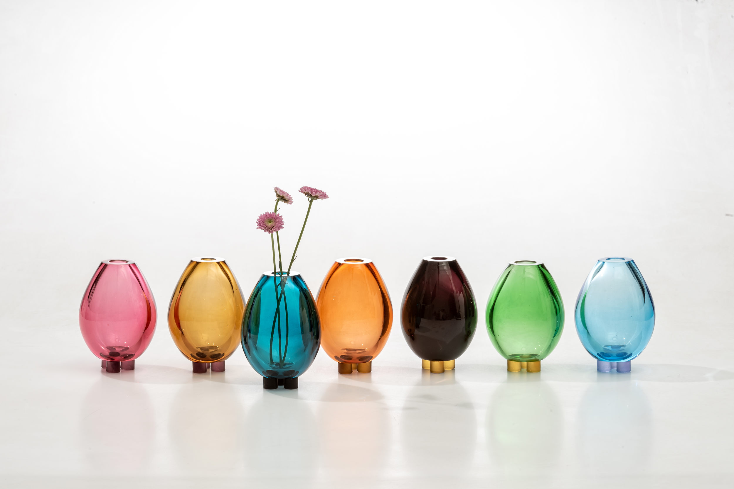 Fy-shan Küçük Tılsım Vazo - Gün Batımı