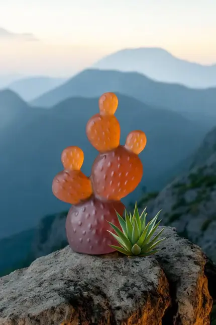 Fy-shan Opuntia Kaktüs - Amber