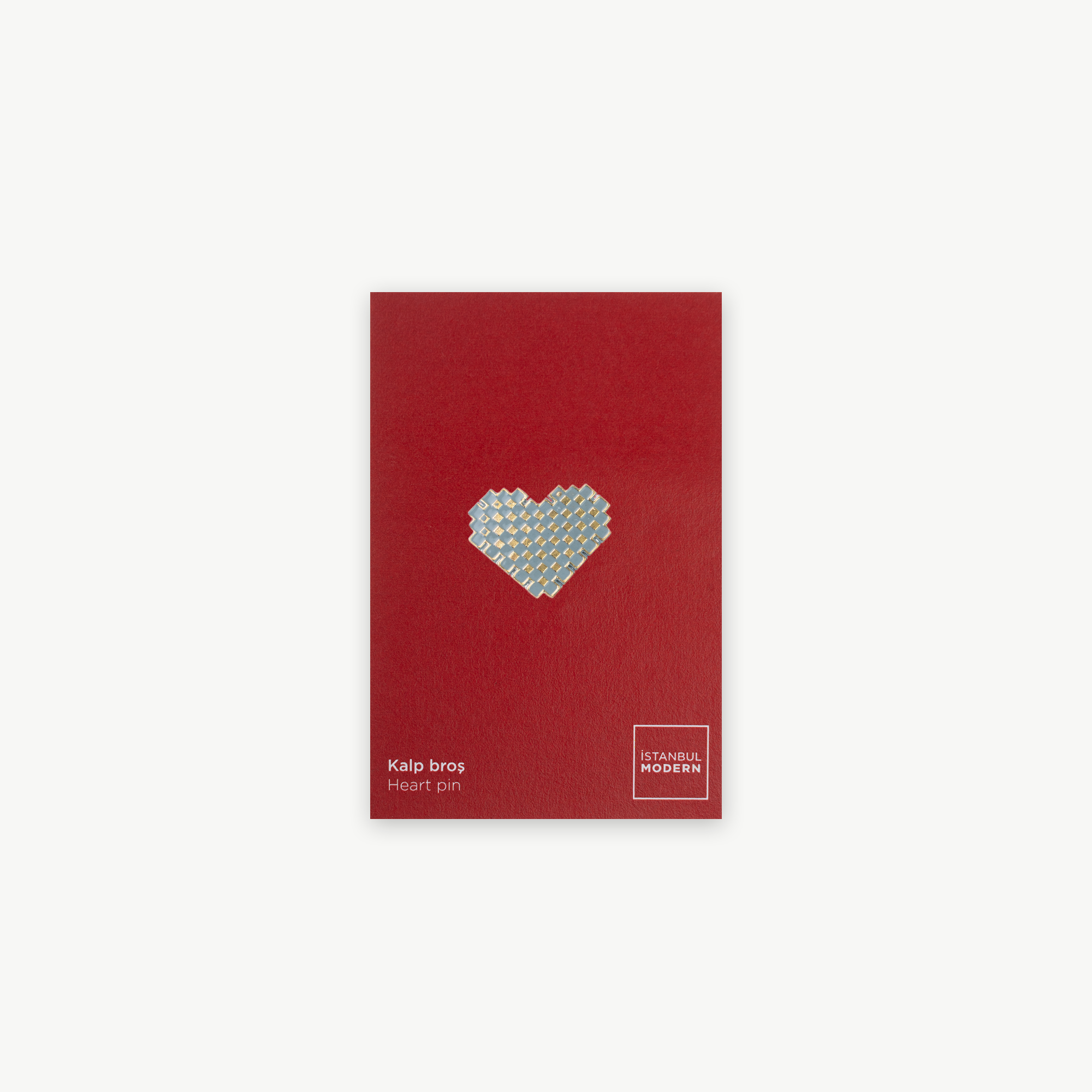 Pin - Heart Modern - Gray