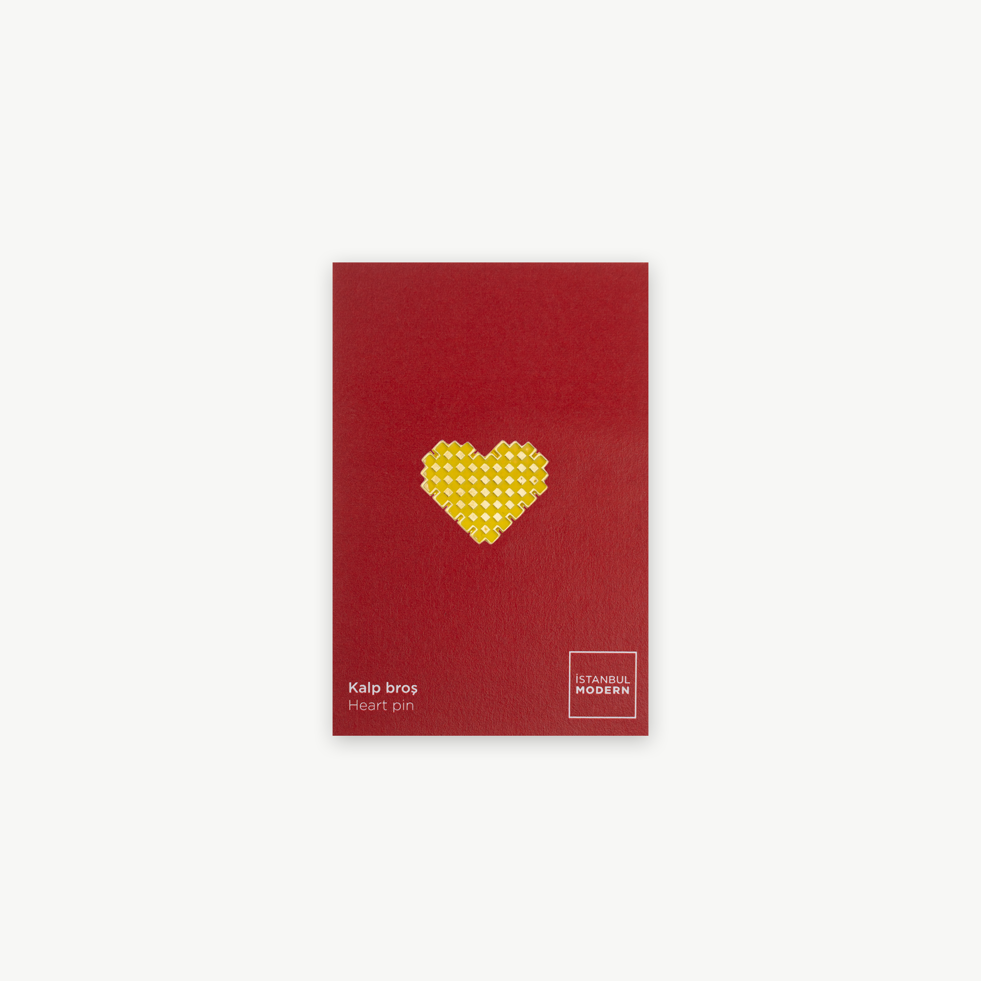 Pin - Heart Modern - Yellow