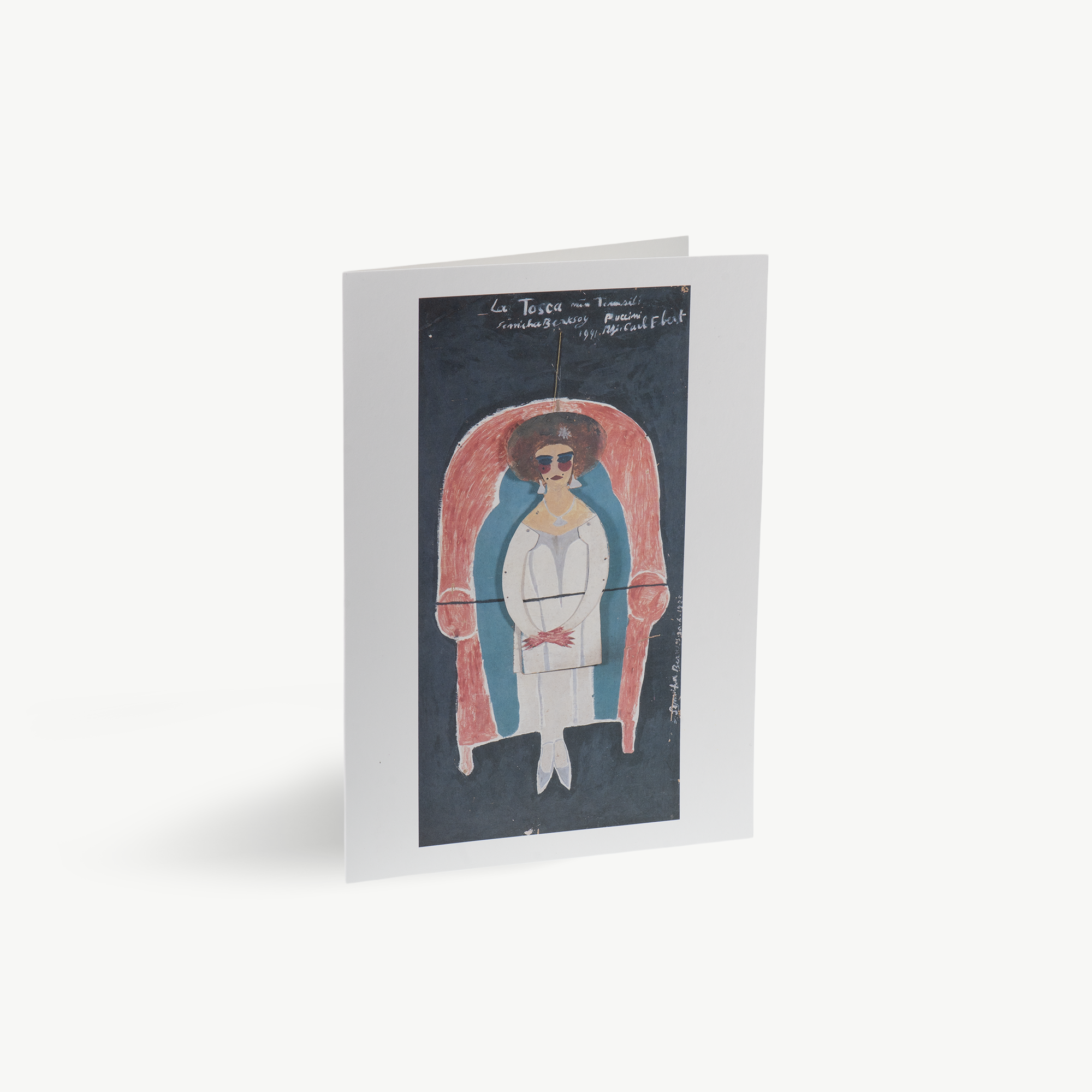 Postcard + Envelope - Semiha Berksoy "La Tosca Performance"