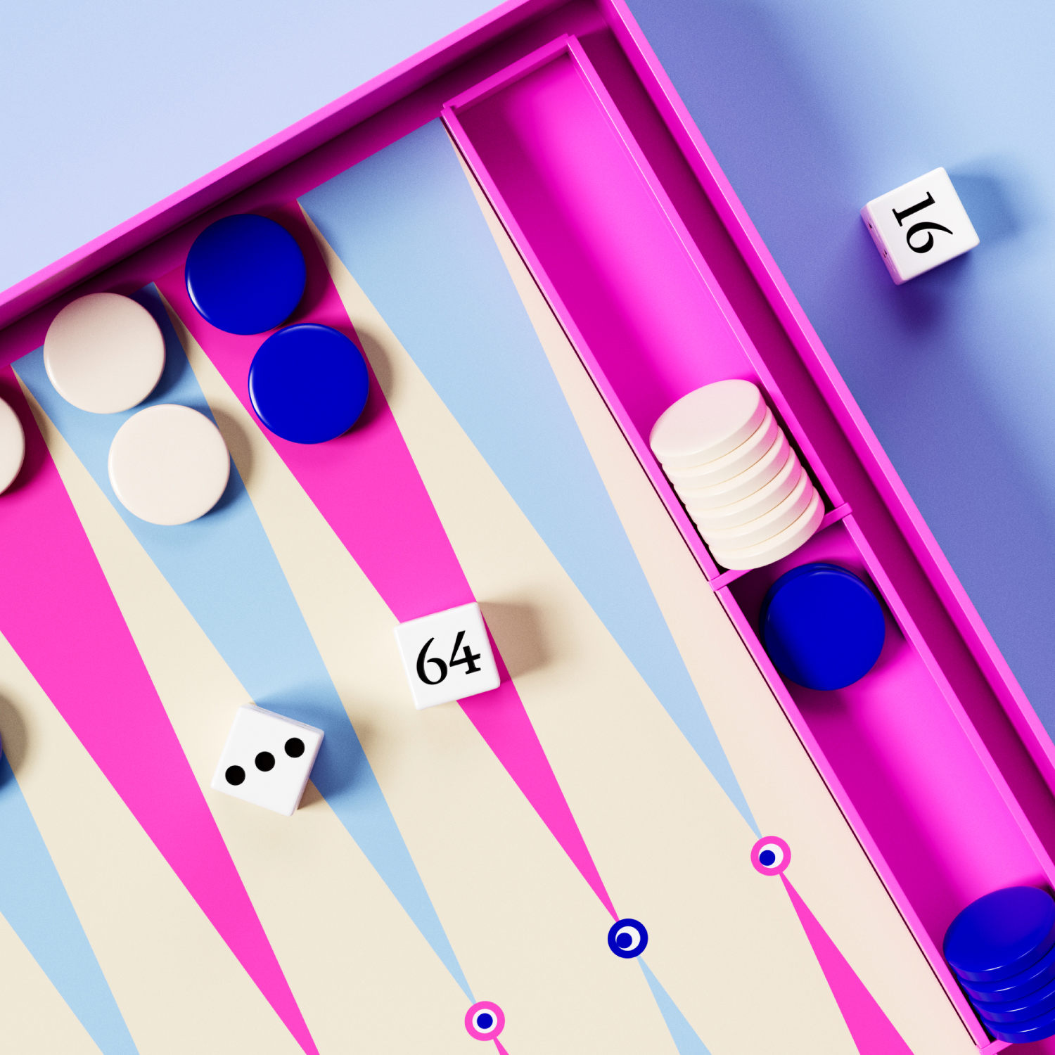 Root - Tavla - Indigon - Pembe