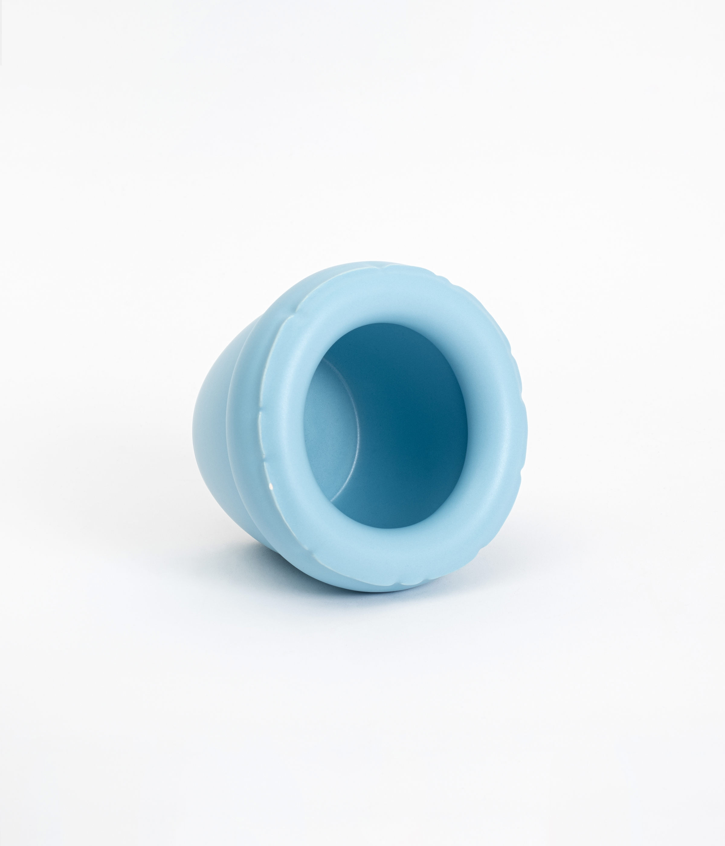 Home Studyo - Küçük Saksı - Louis - Mat Gök Mavisi