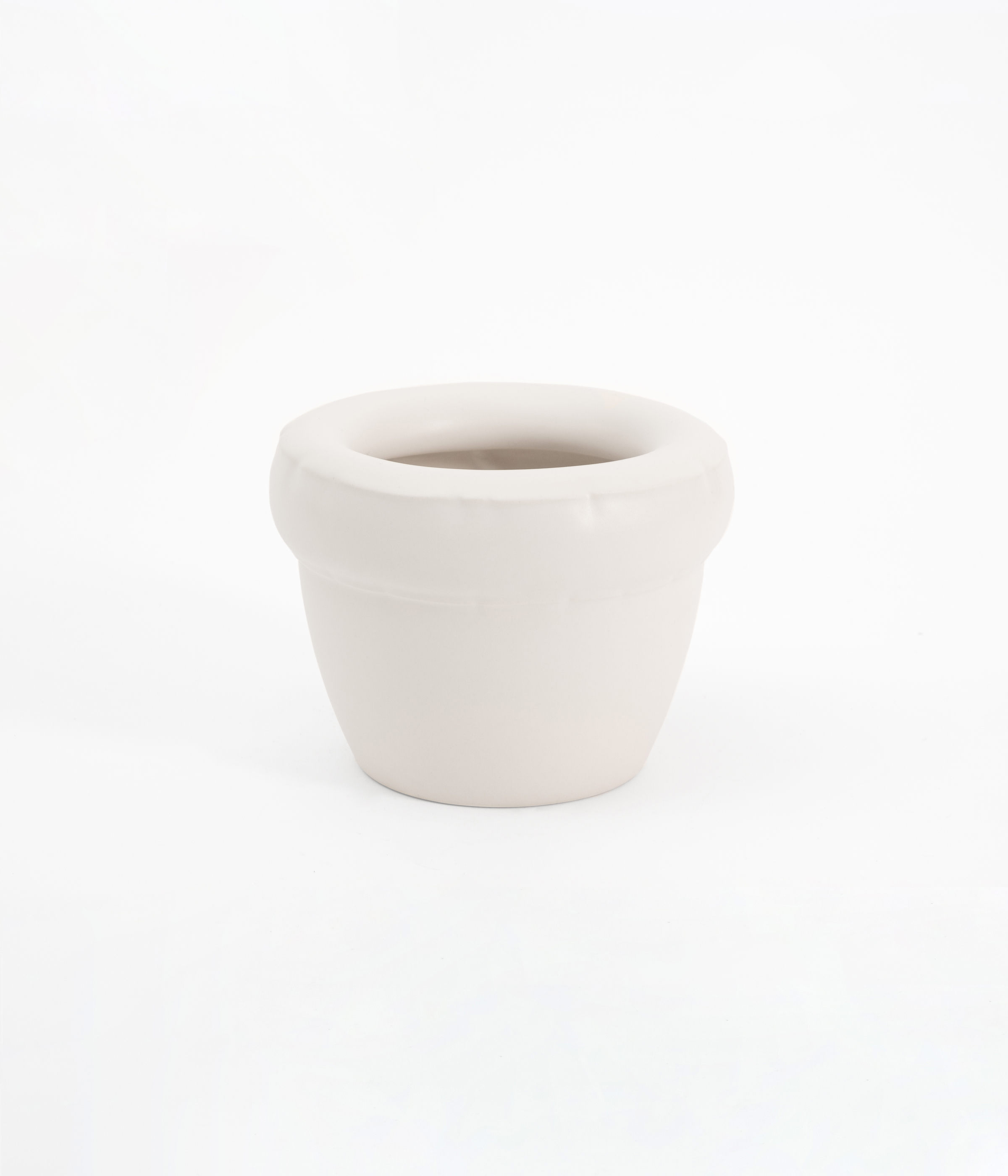 Home Studyo - Küçük Saksı - Louis - Mat Beyaz