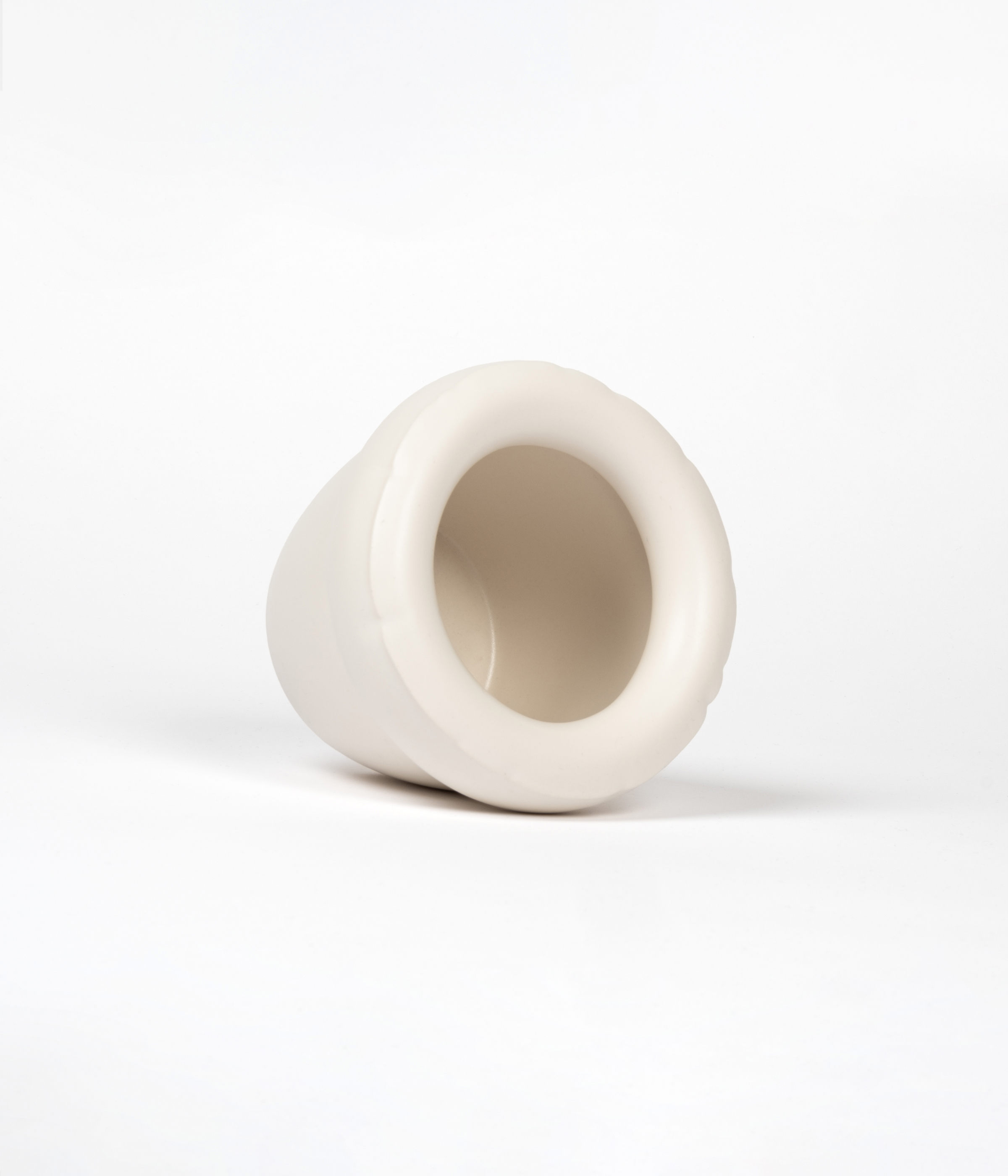 Home Studyo - Küçük Saksı - Louis - Mat Beyaz