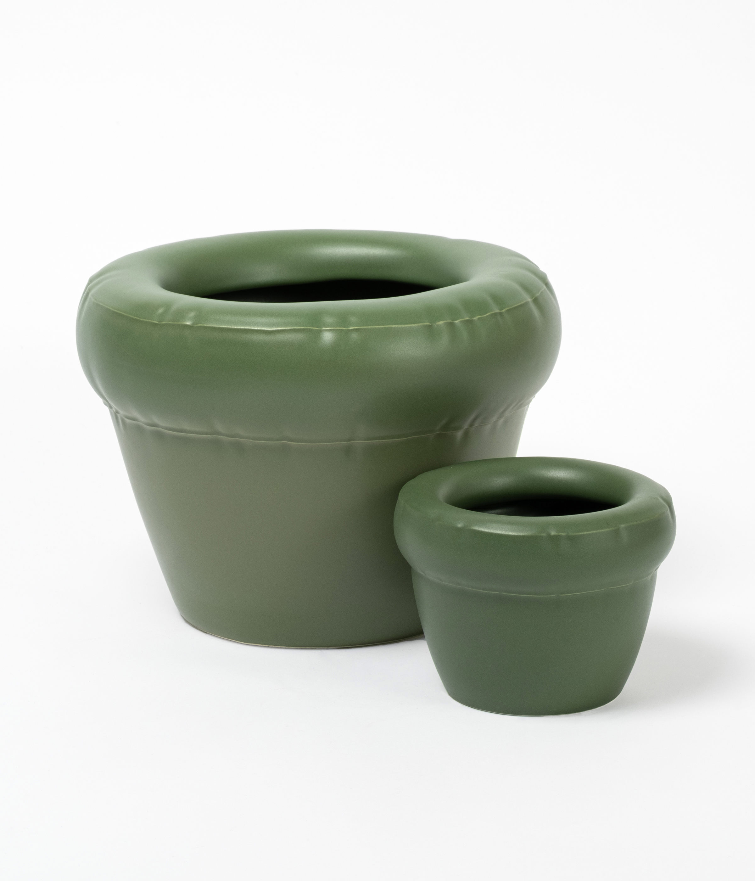 Home Studyo - Küçük Saksı - Louis - Mat Yeşil