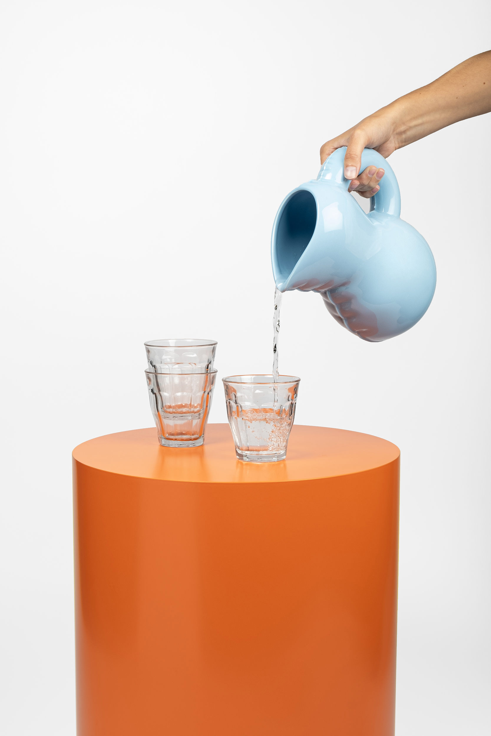 Home Studyo - Sürahi - Emily - Parlak Gök Mavisi