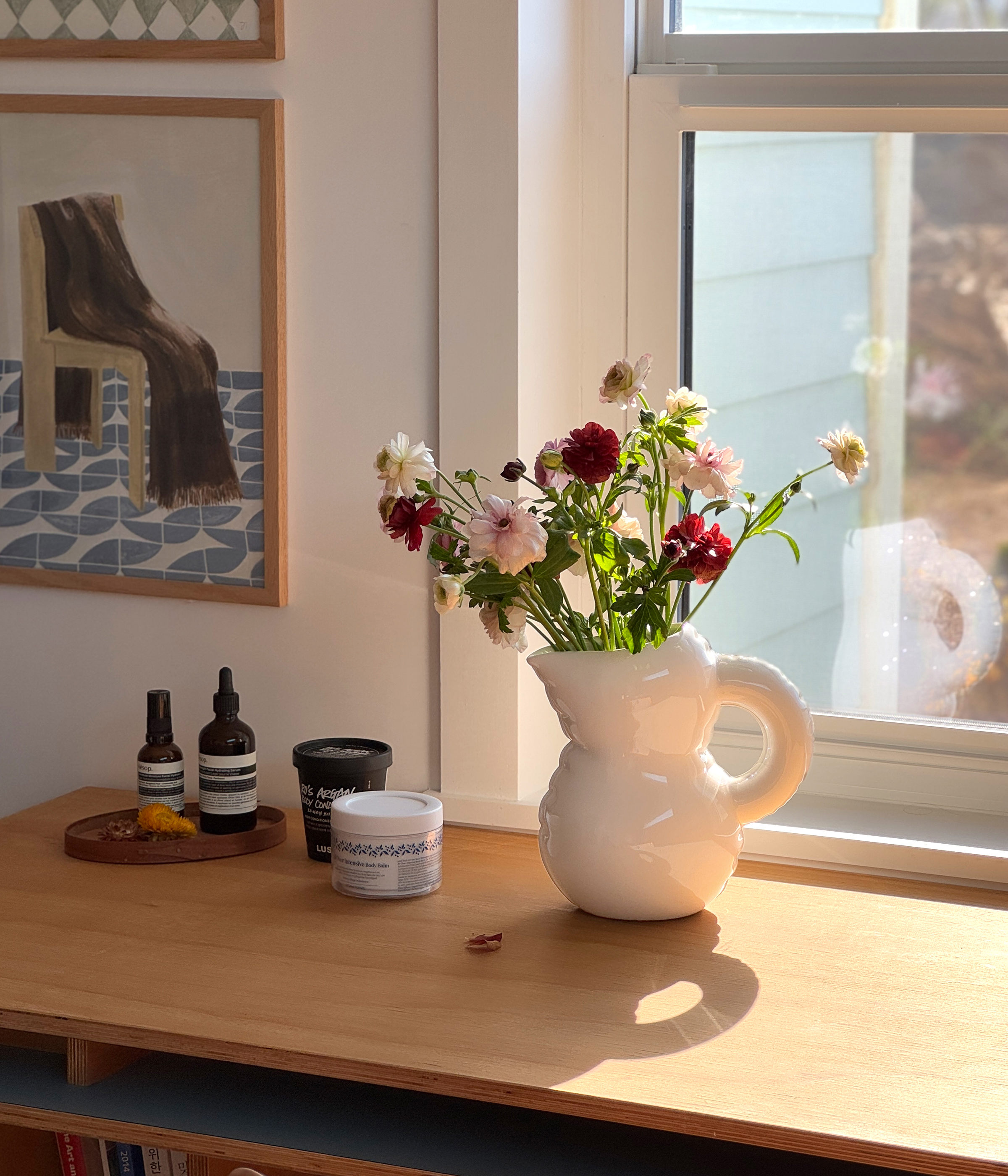 Home Studyo - Sürahi - Emily - Parlak Beyaz