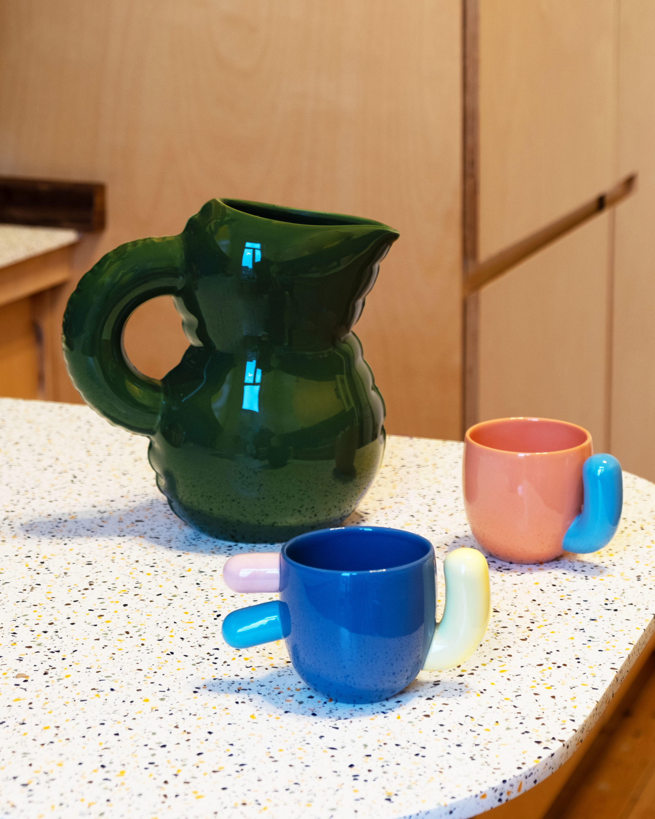 Home Studyo - Sürahi - Emily - Parlak Yeşil