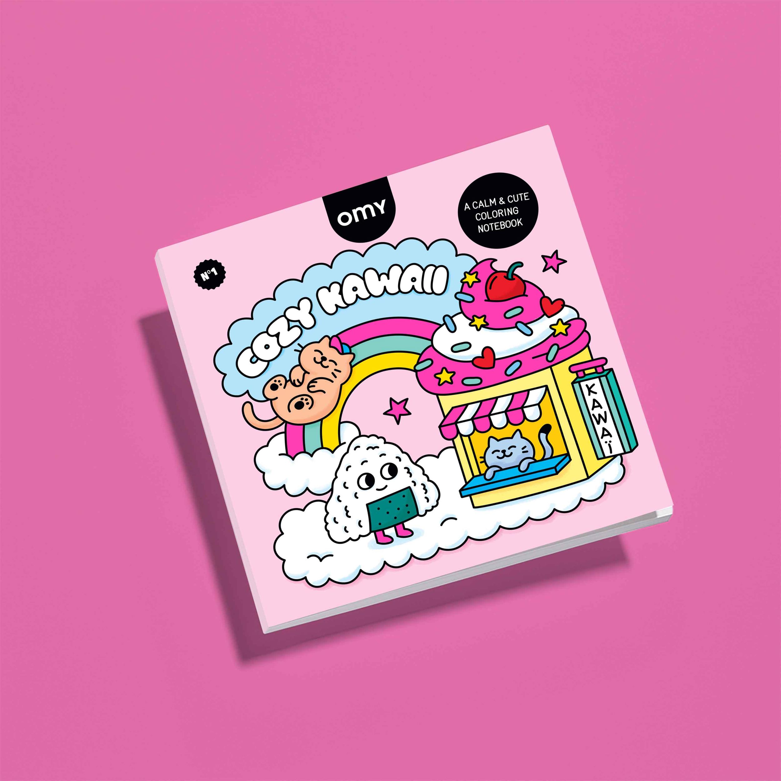 Omy - Boyama Kitabı - Cozy Art - Kawaii
