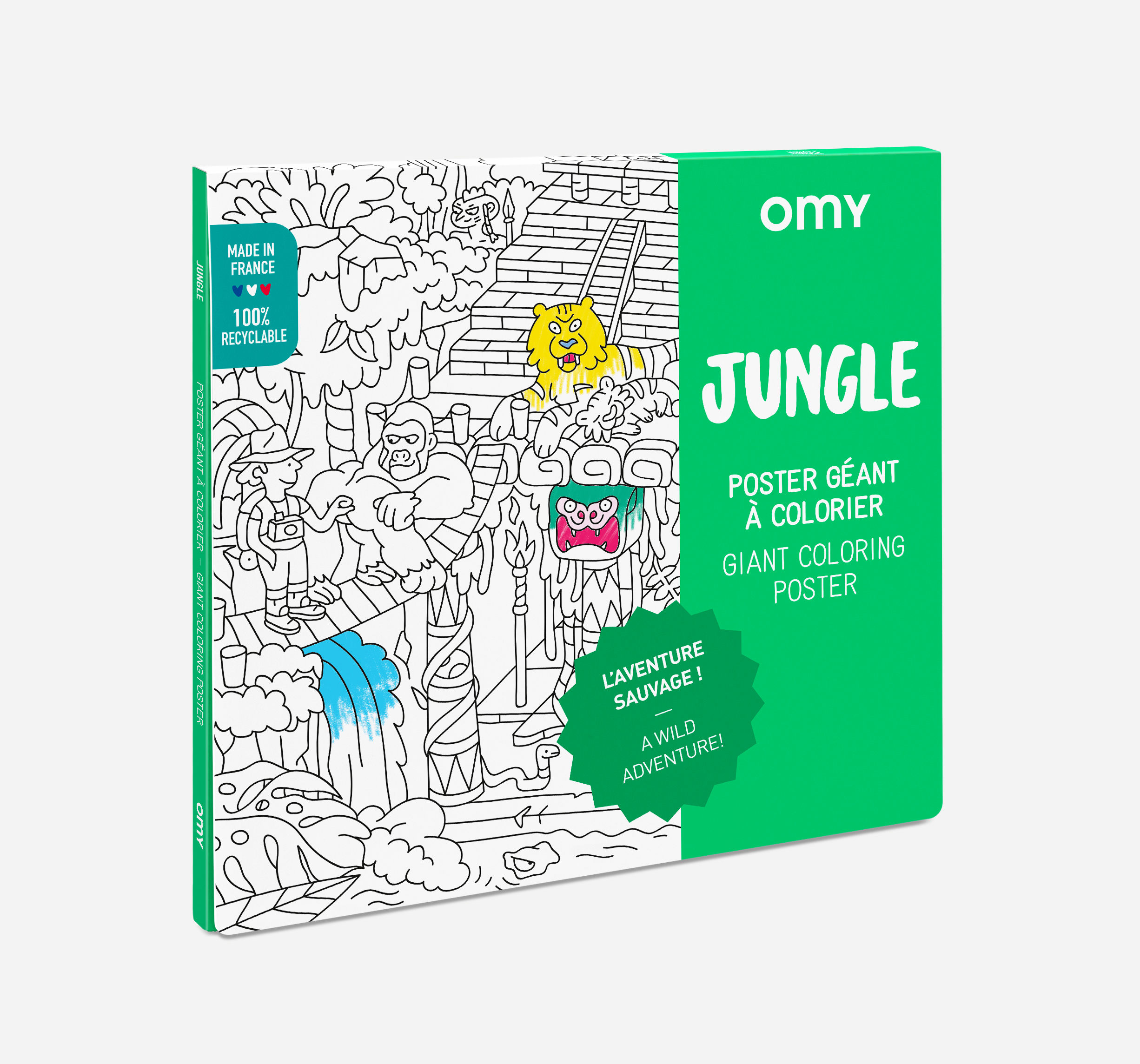 Omy - Coloring Poster - Jungle
