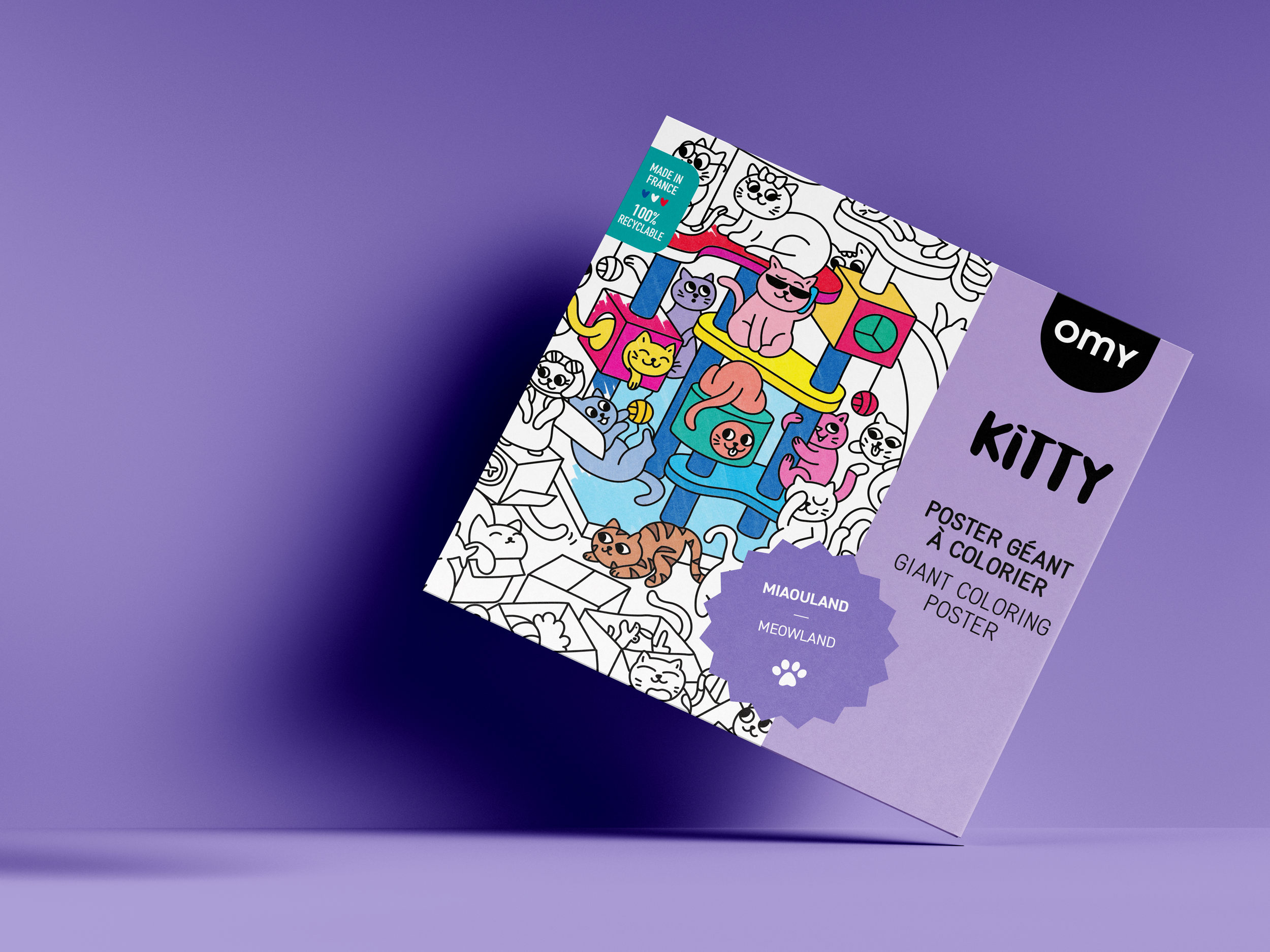 Omy - Coloring Poster - Kitty