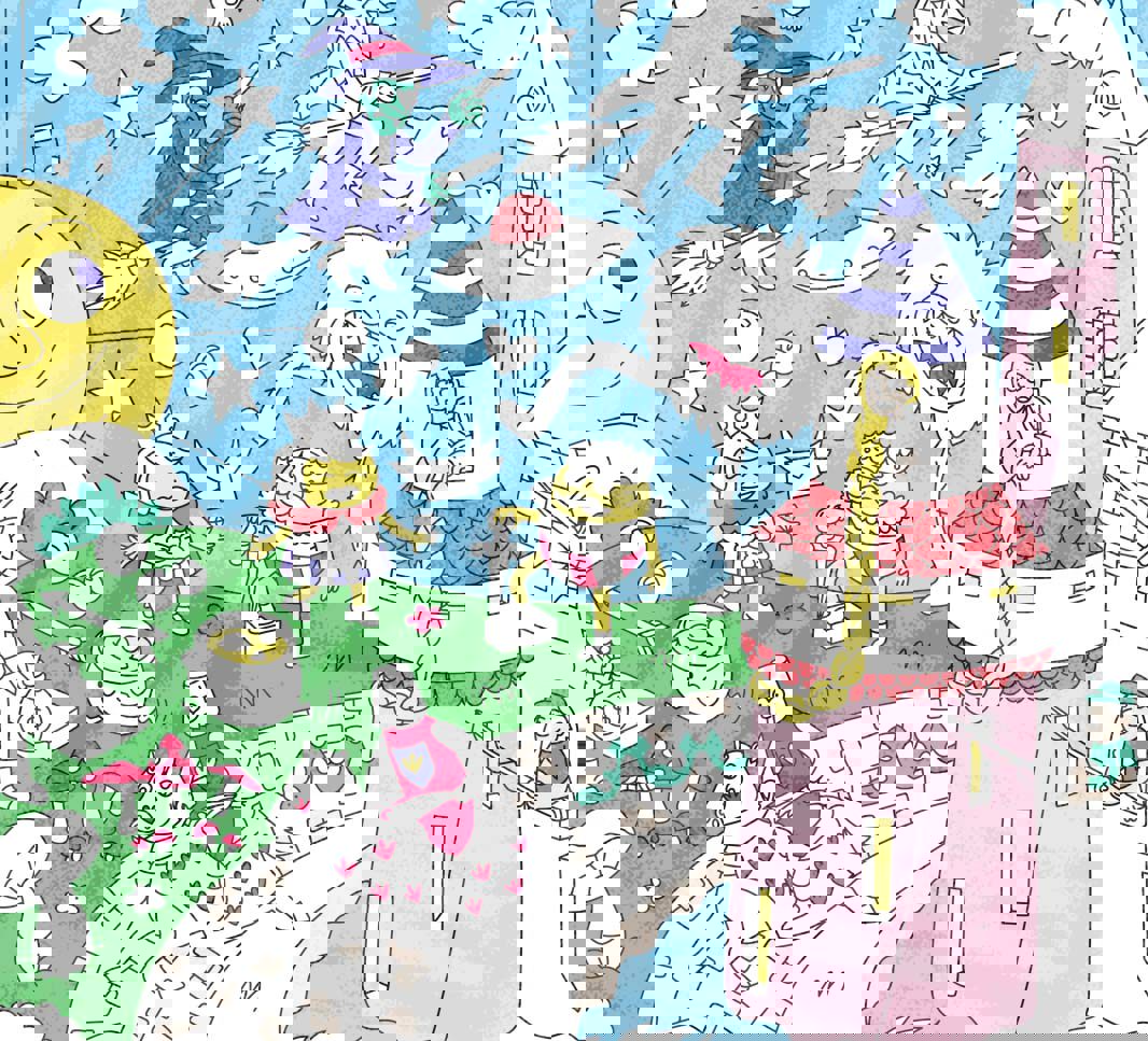 Omy - Coloring Poster - Magic