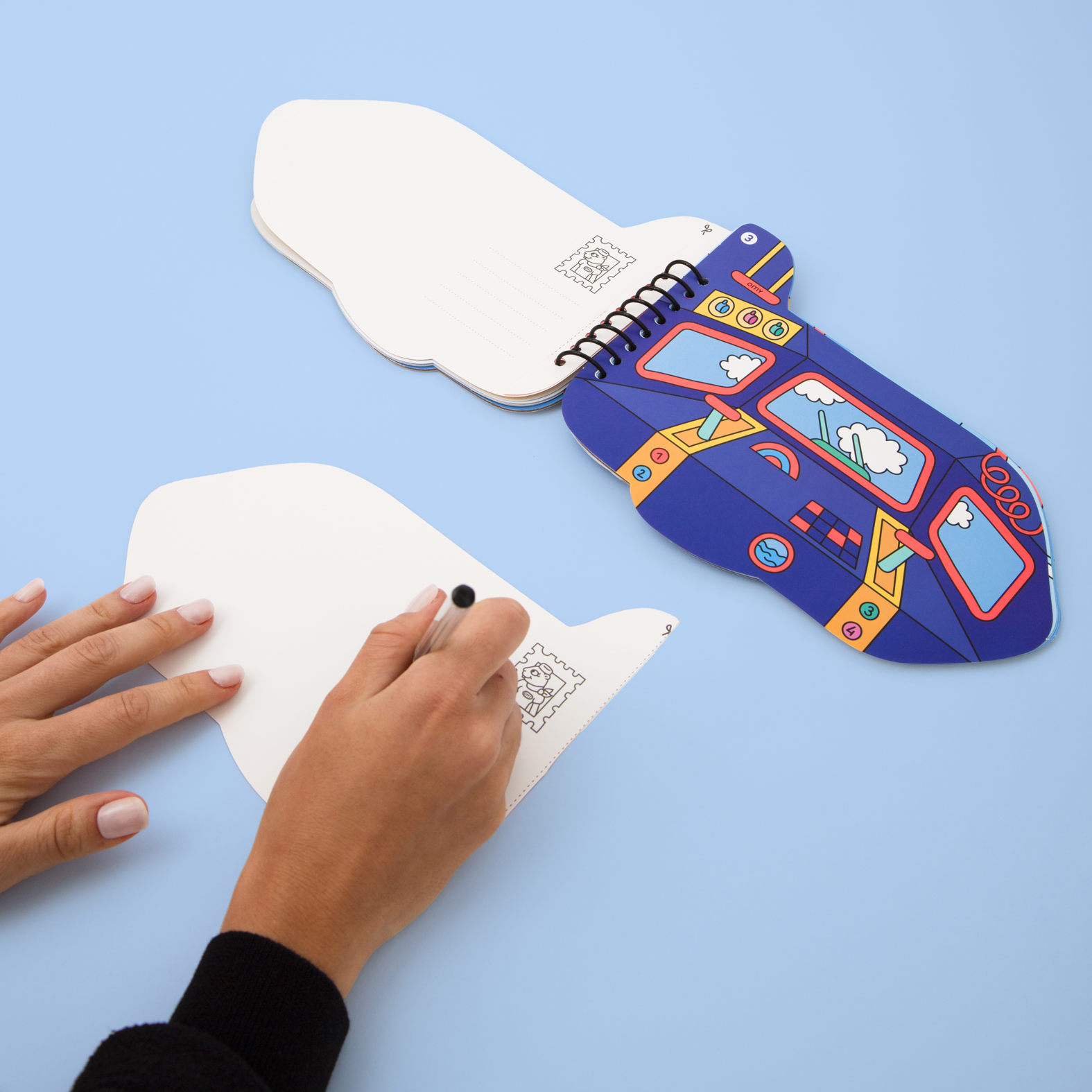 Omy - Sticker Activity Book - Vroom