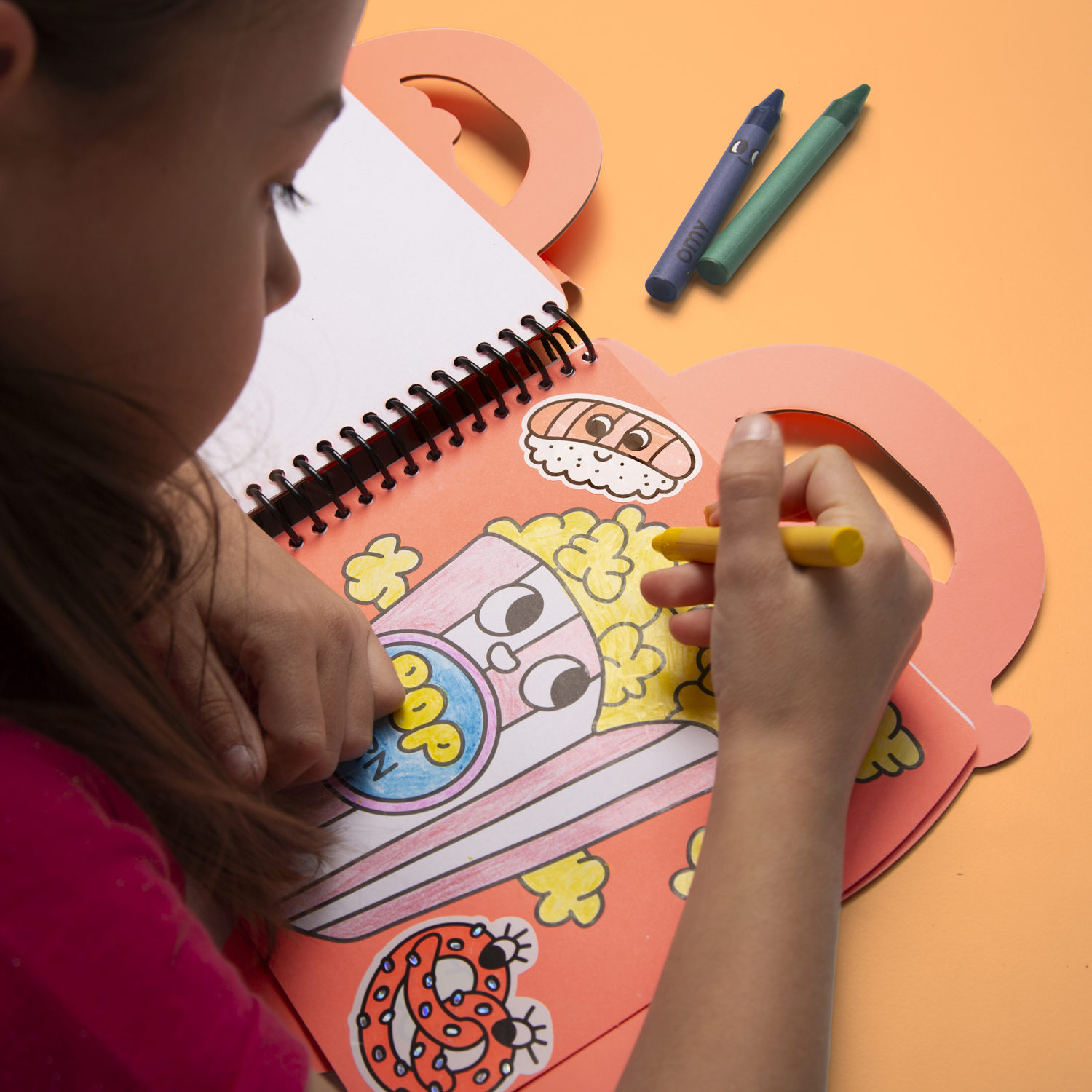 Omy - Coloring/Sticker Book - Yummy