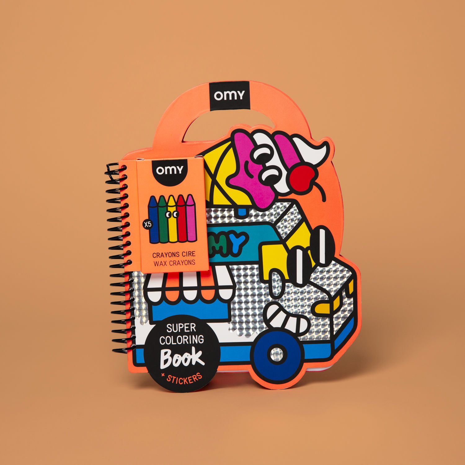 Omy - Coloring/Sticker Book - Yummy