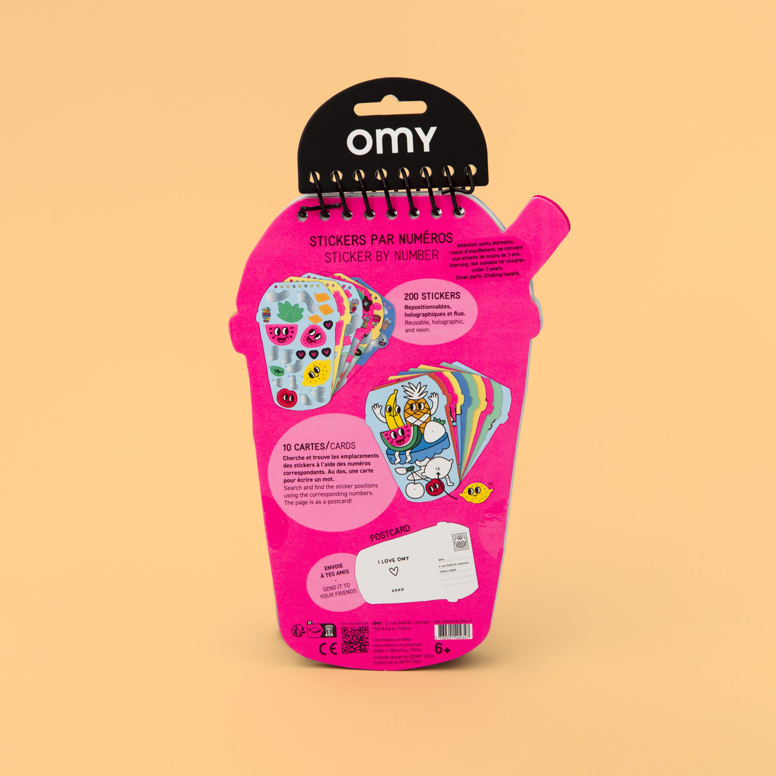 Omy - Sticker By Number - Bubble Tea