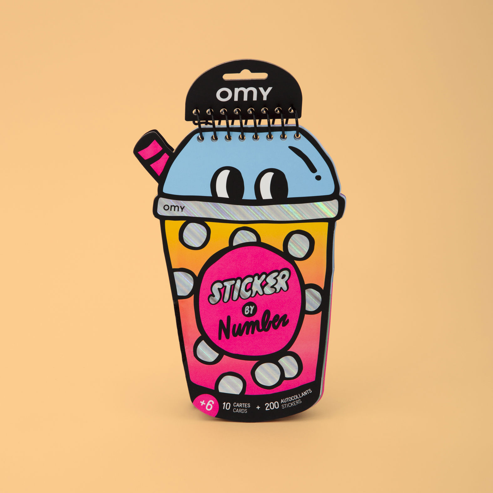 Omy - Sticker By Number - Bubble Tea