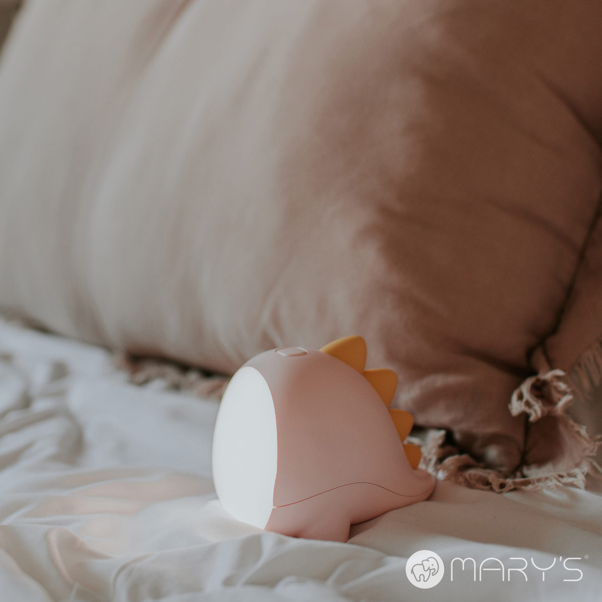 Mary's Night Light - Dino - Pink