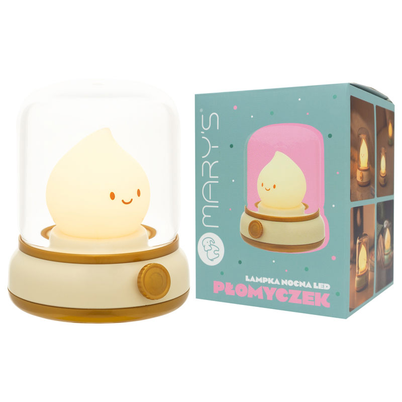 Mary's Night Light - Flame - Yellow