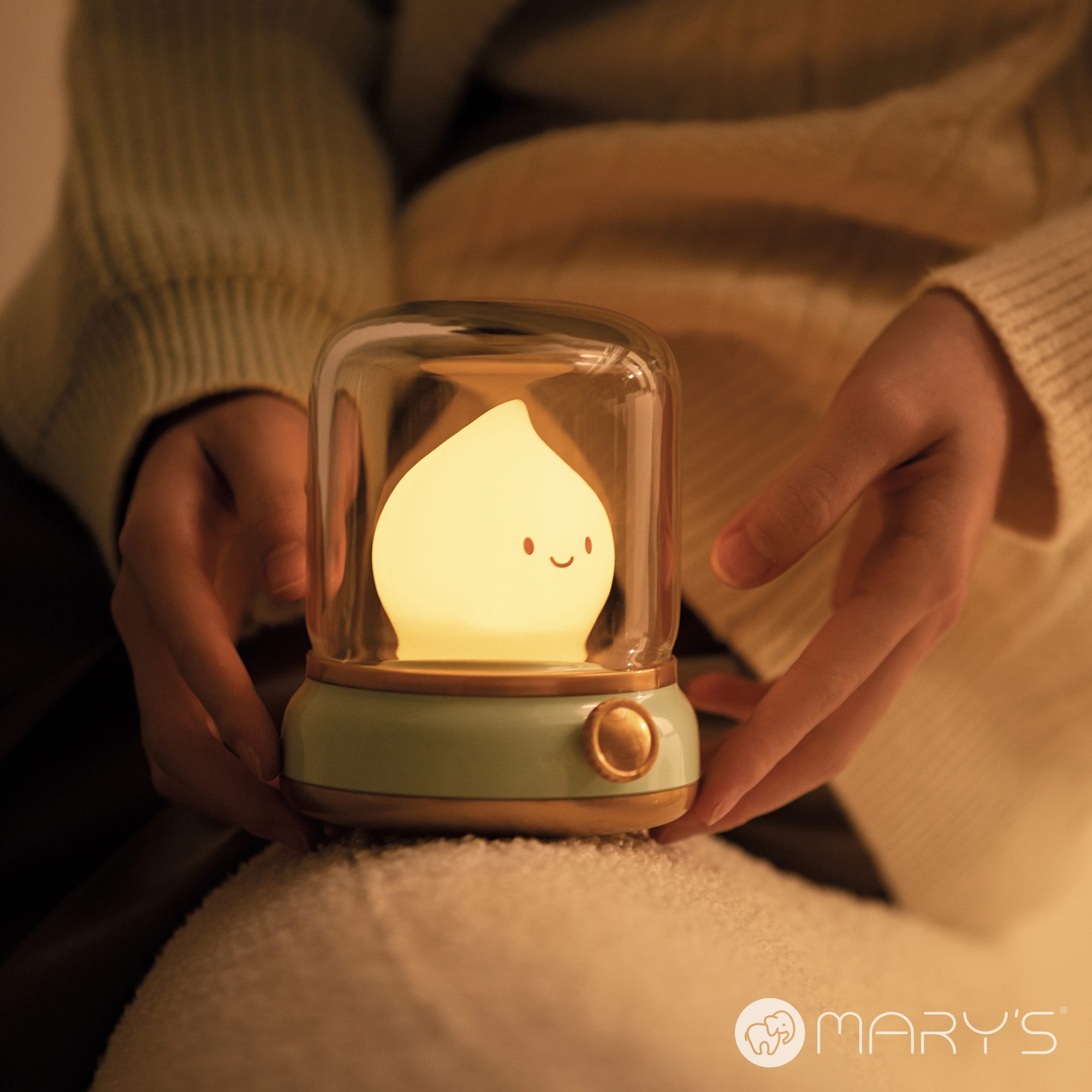 Mary's Night Light - Flame - Yellow