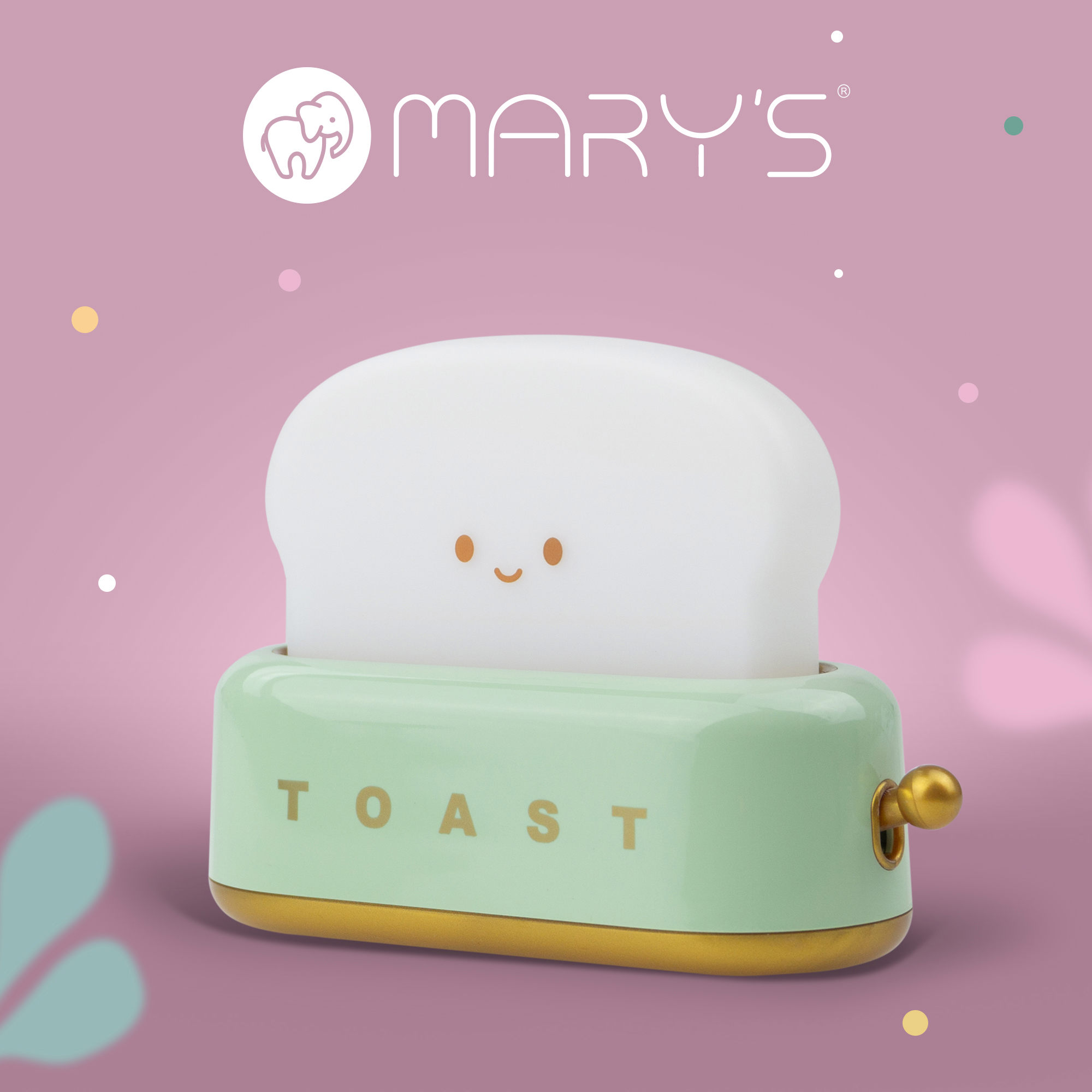 Mary's Night Light - Toaster - Green