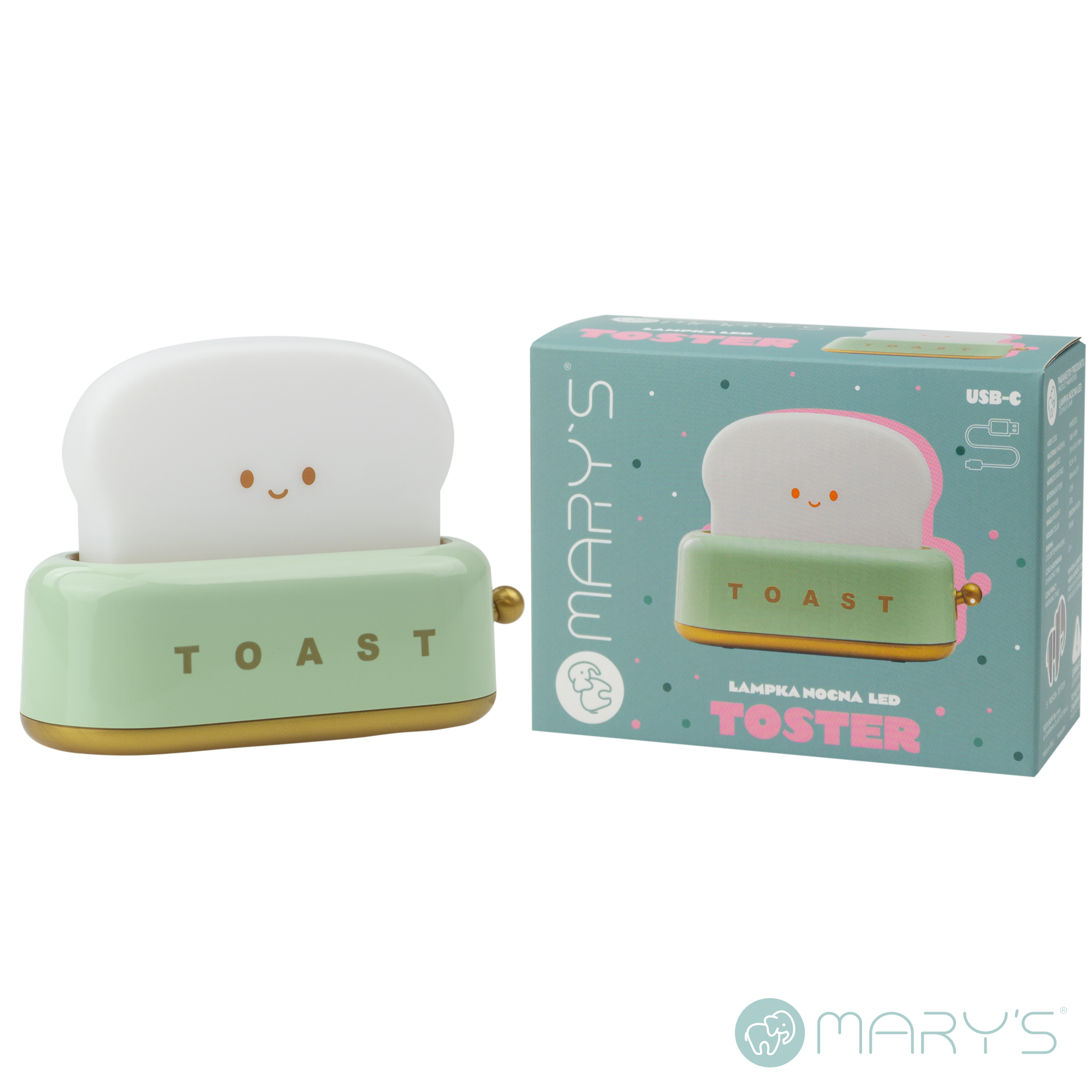 Mary's Night Light - Toaster - Green