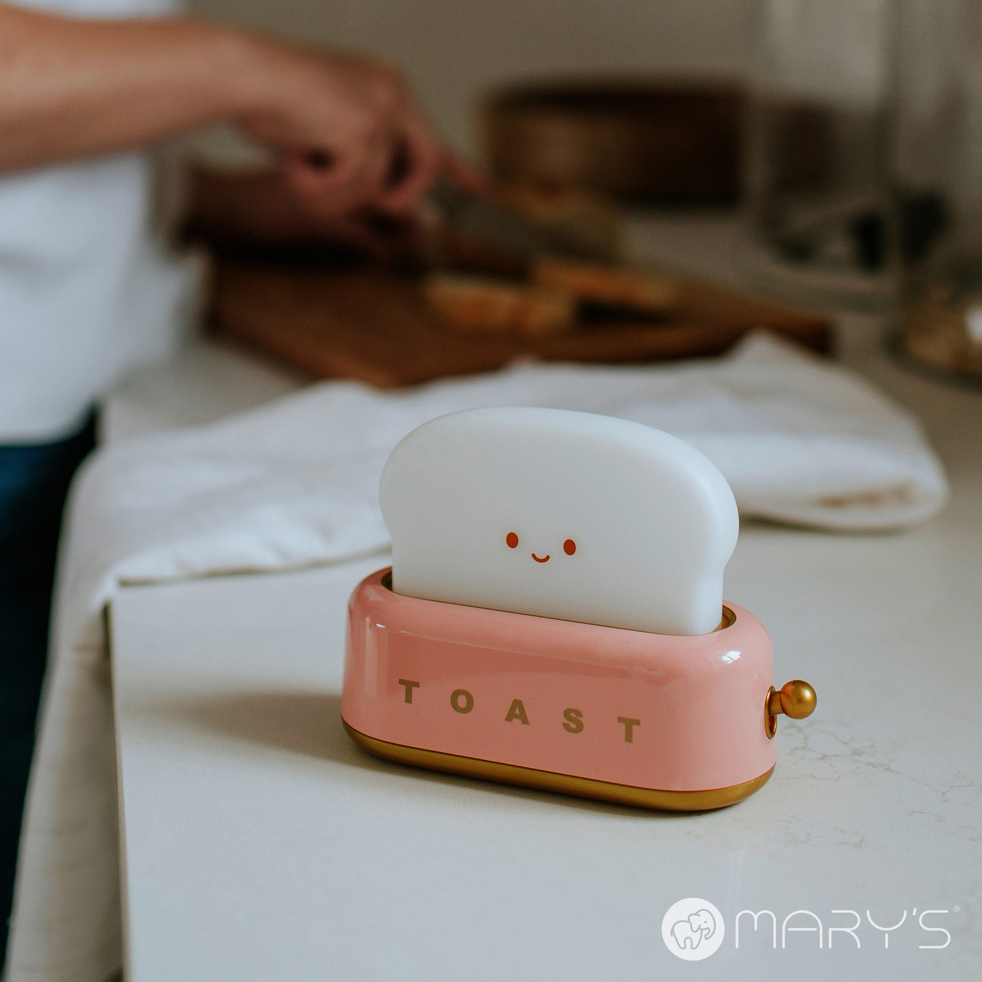 Mary's Night Light - Toaster - Pink
