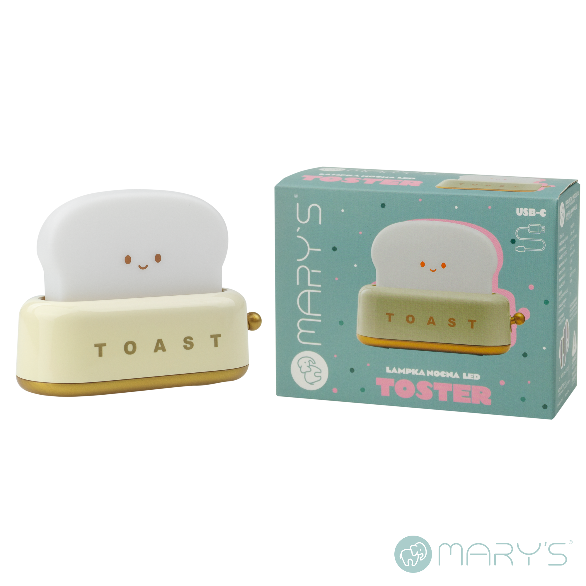 Mary's Gece Lambası - Ekmek Kızartma Makinesi - Sarı