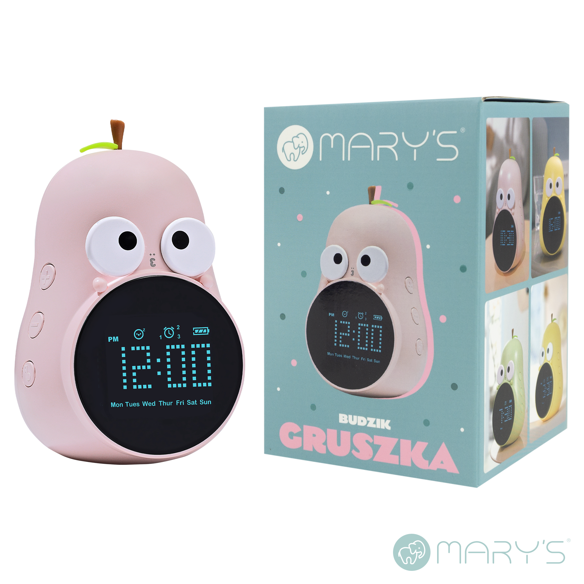 Mary's Alarm Clock - Pear - Pink