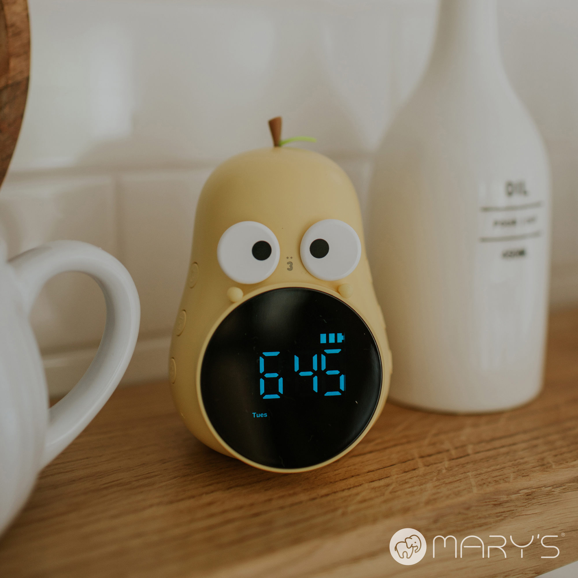 Mary's Alarm Clock - Pear - Yellow