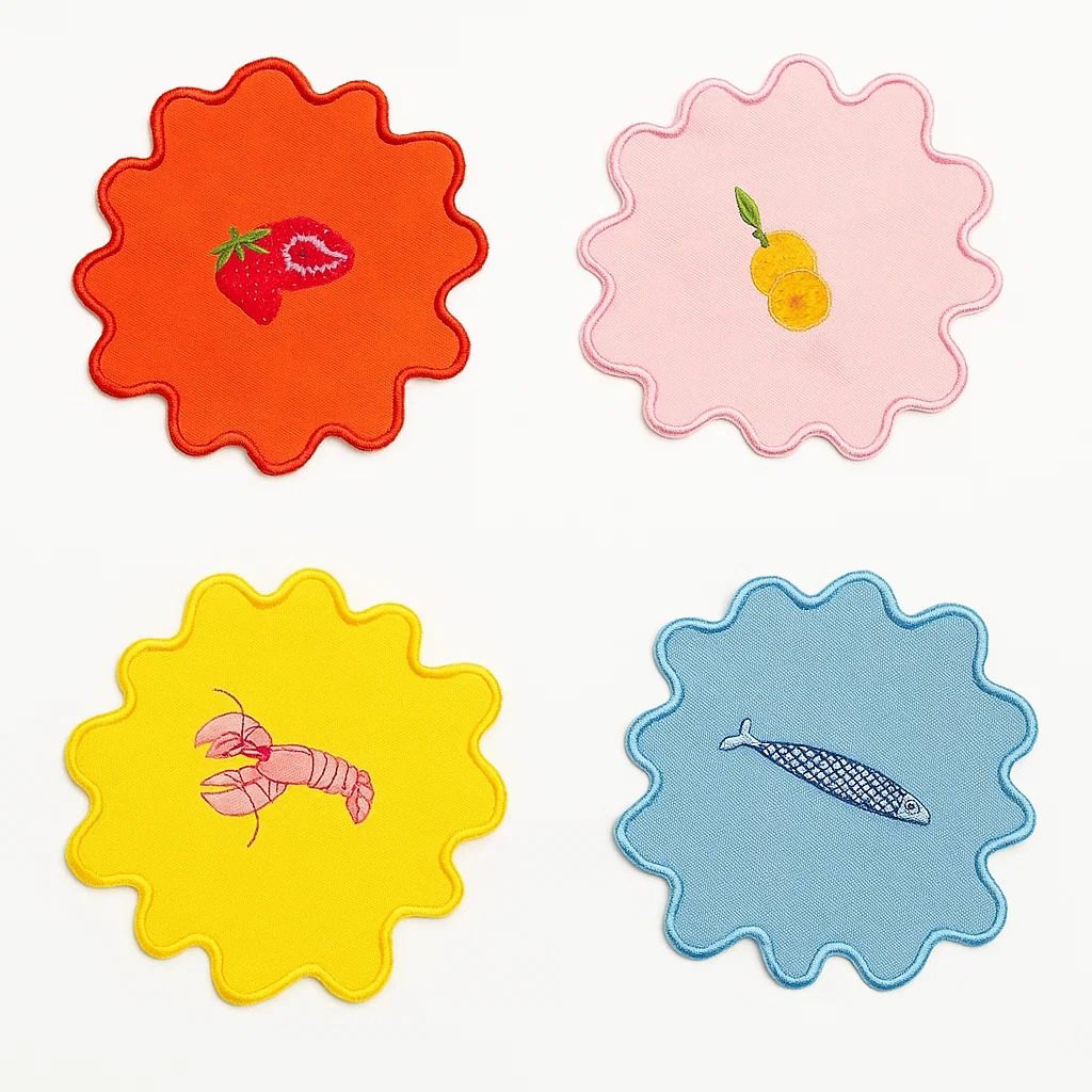 Fern&Co - 4'lü Kokteyl Peçetesi - Bon App