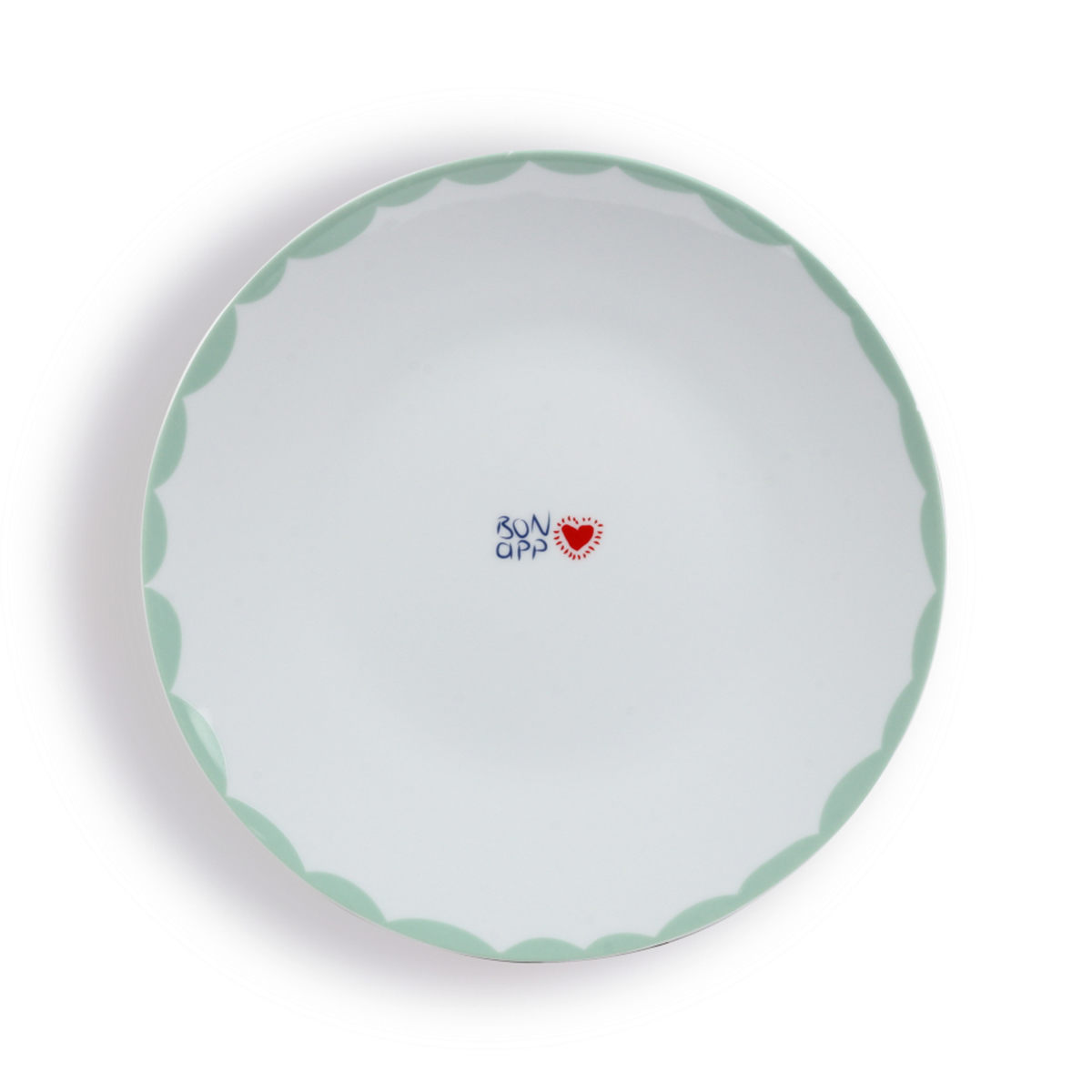 Fern&Co - Servis Tabağı - Bon App - Yeşil