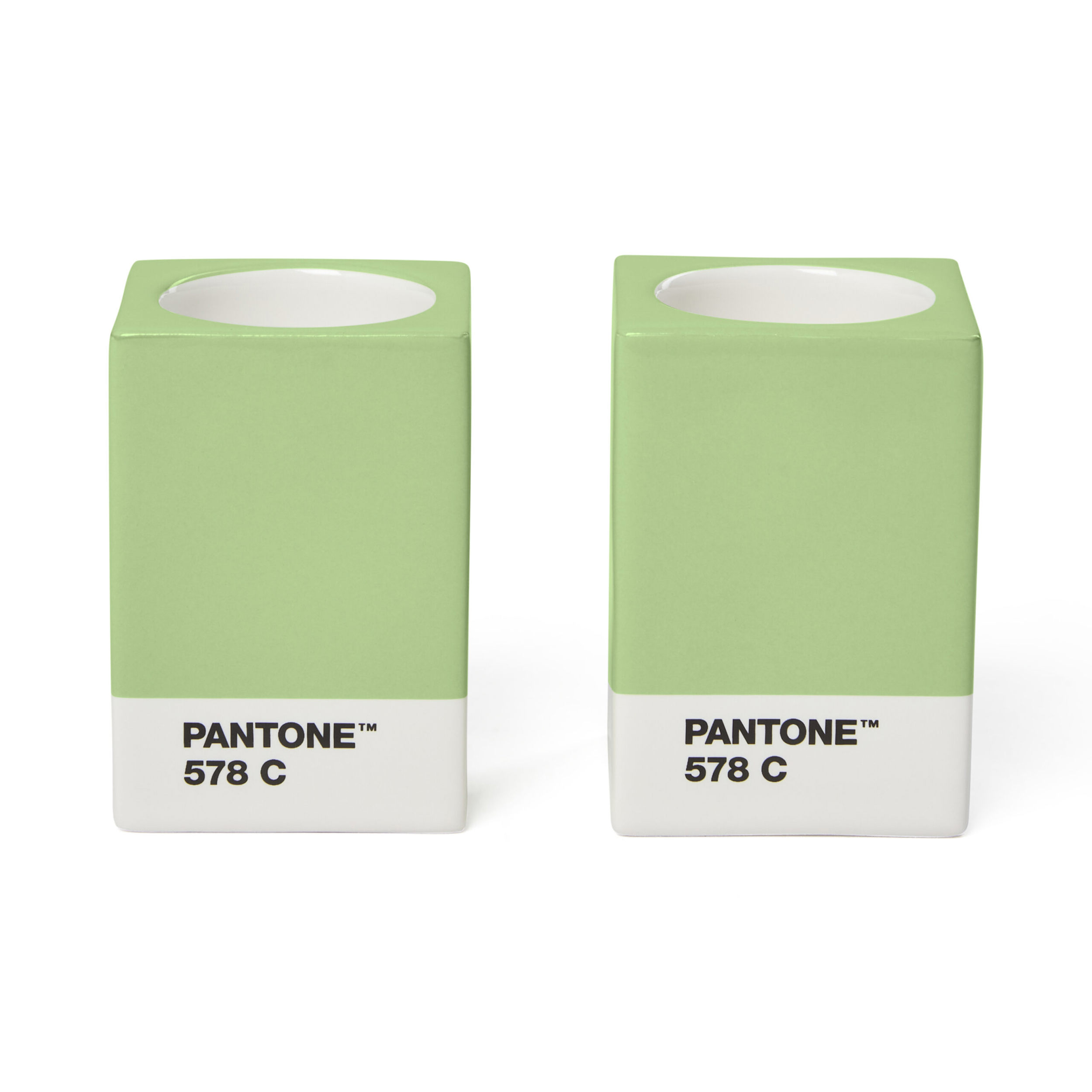 Pantone - Candle Holder - Light Green - 2 Pieces