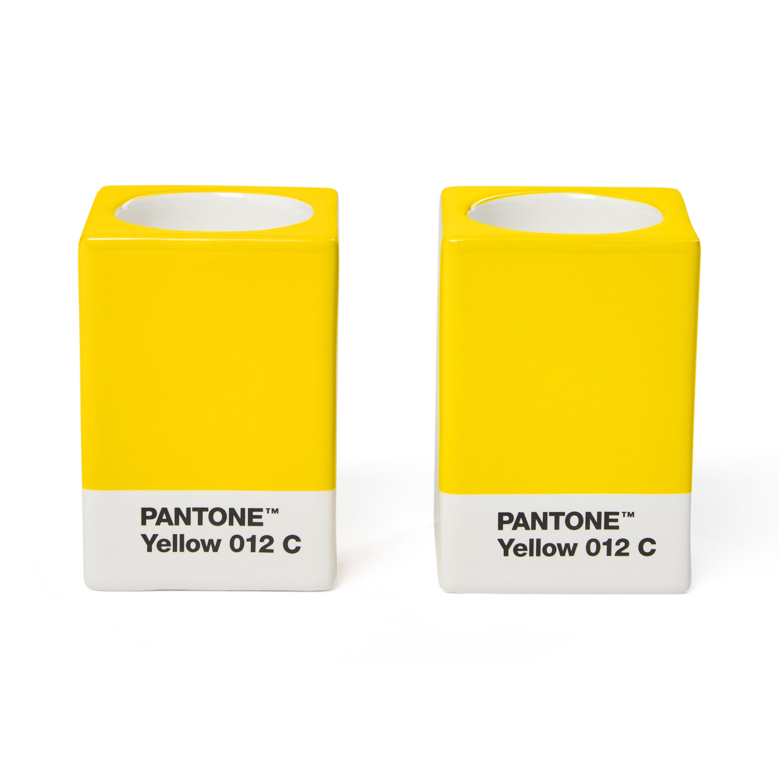 Pantone - Candle Holder - Yellow - 2 Pieces