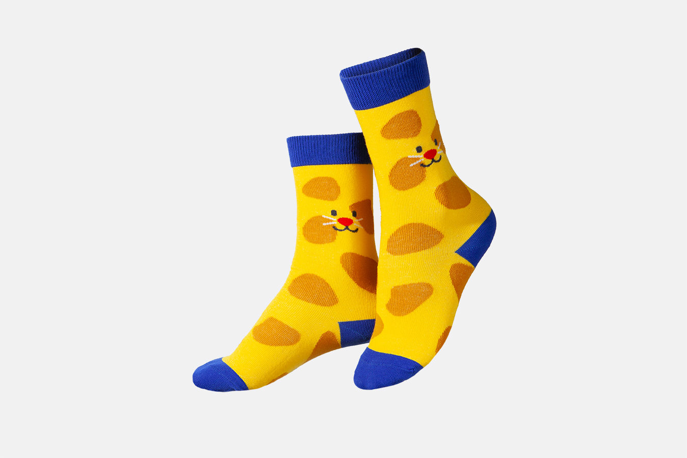 Eat My Socks - Kids Socks - Smiley Cat - 5-10 Years