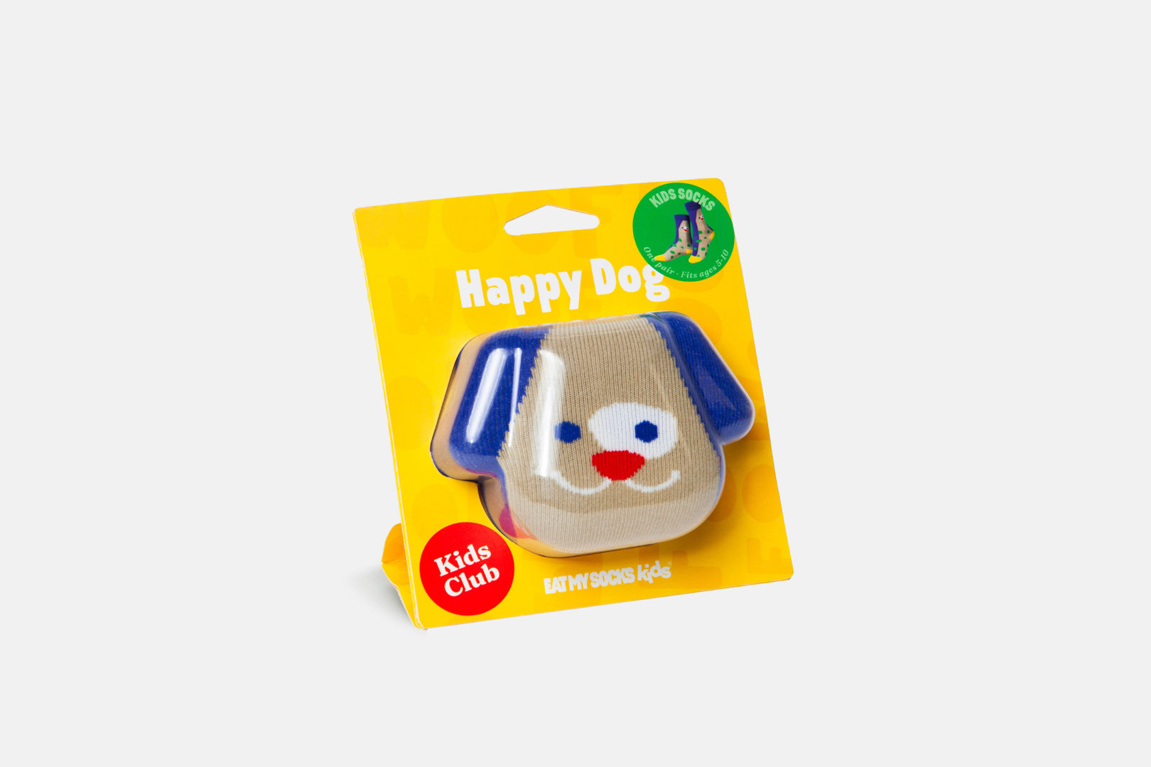 Eat My Socks - Kids Socks - Happy Dog - 5-10 Years