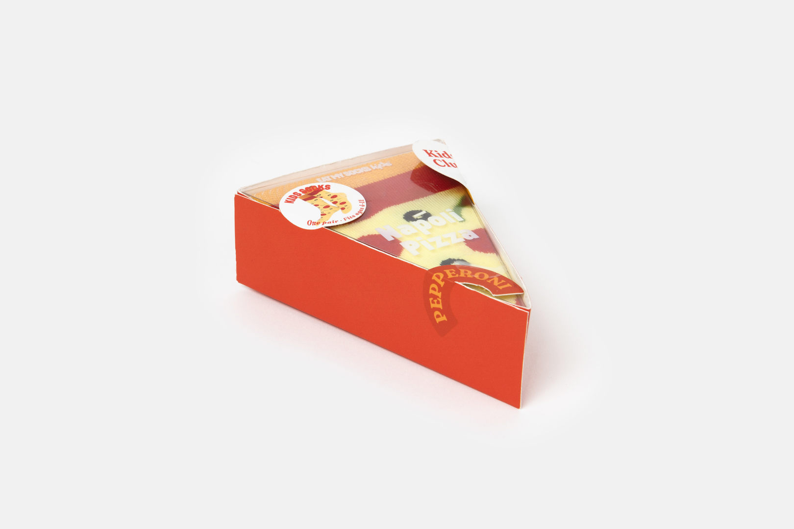 Eat My Socks - Kids Socks - Napoli Pizza - 5-10 Years