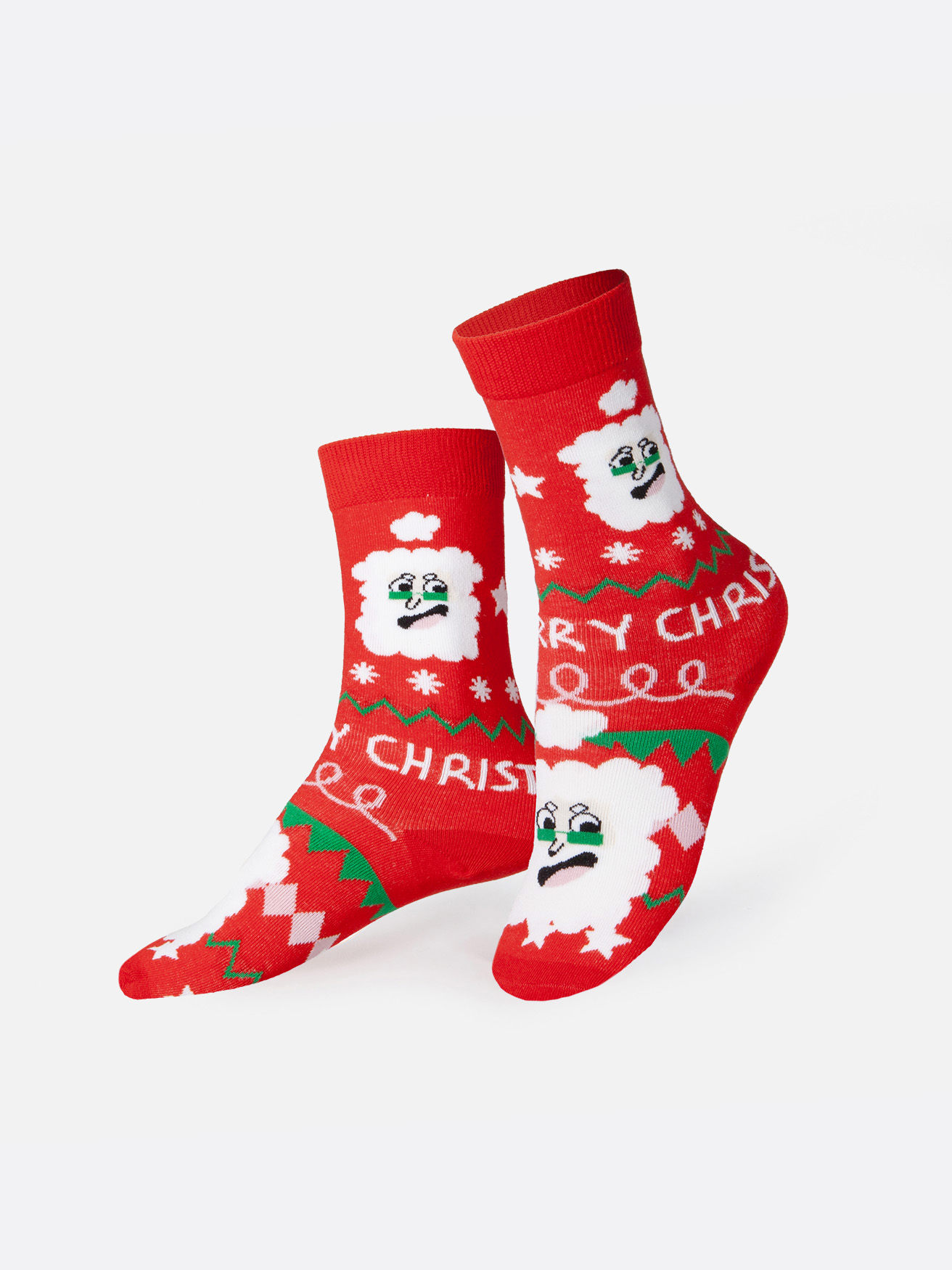 Eat My Socks - Kids Socks - Xmas Santa - 5-10 Years
