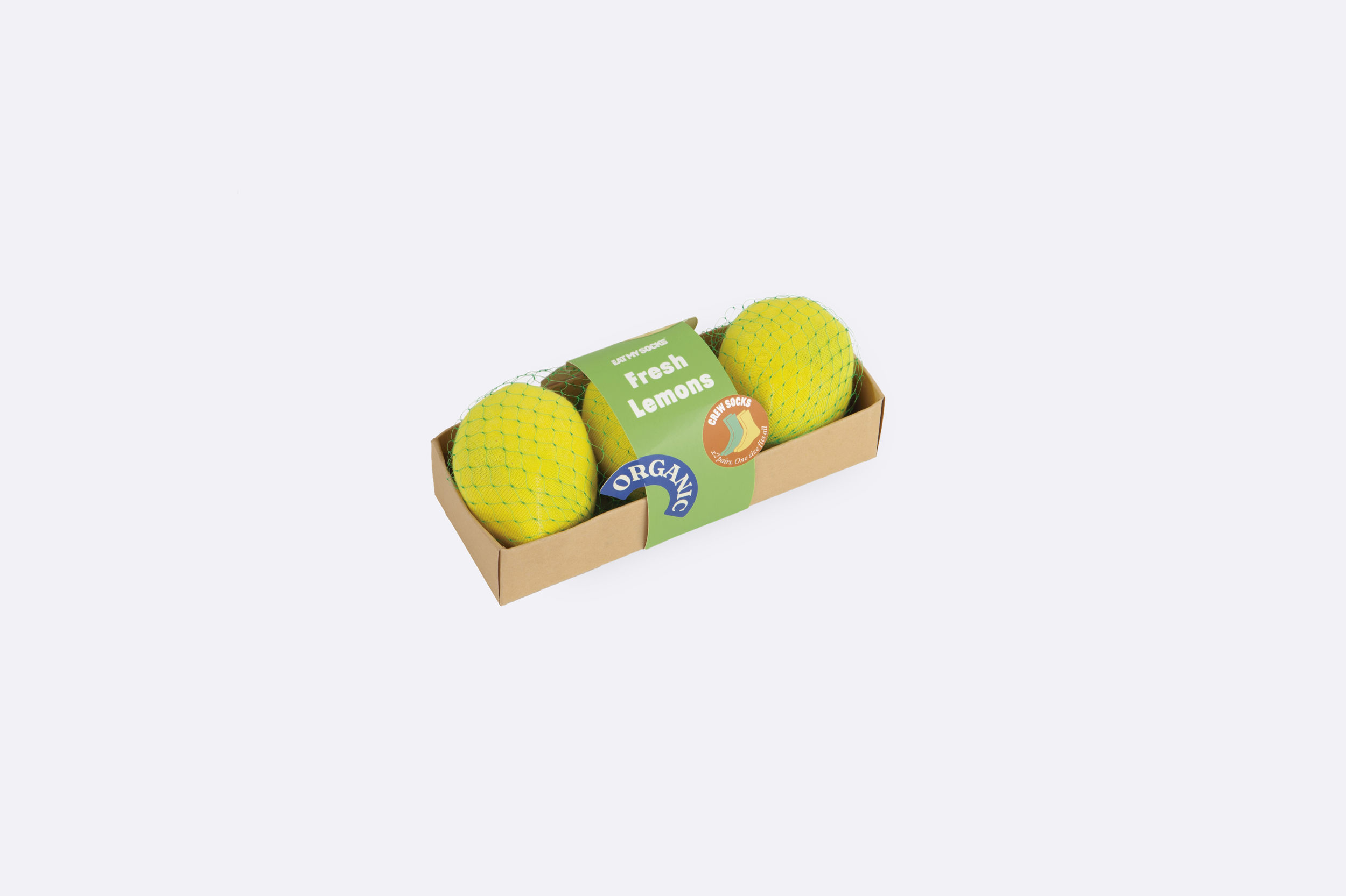 Eat My Socks - Socks - Fresh Lemons (2 pairs) - Size 36-45
