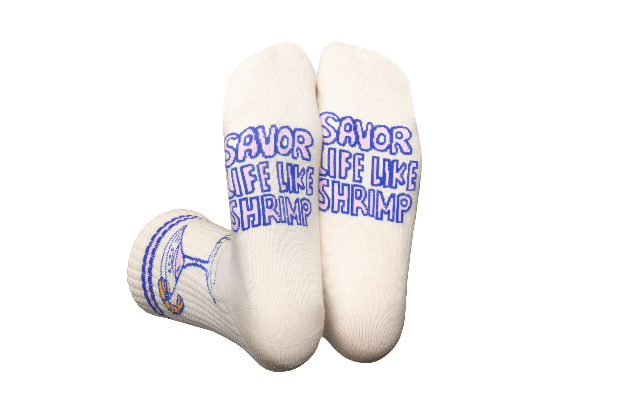 Eat My Socks - Socks - Shrimp Cocktail Flat - Size 36-45
