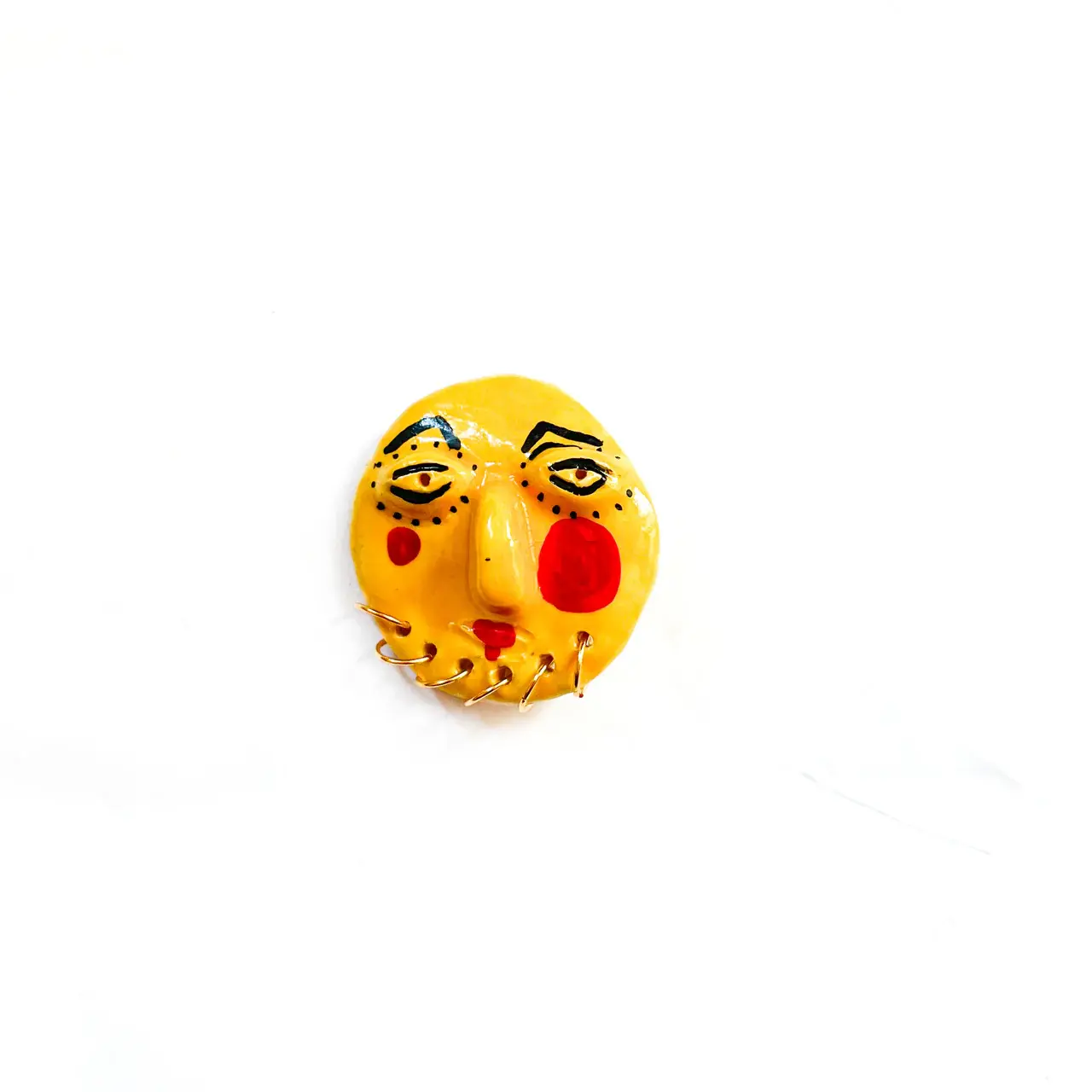 Tanti - Brooch - Fancy Dude - Yellow
